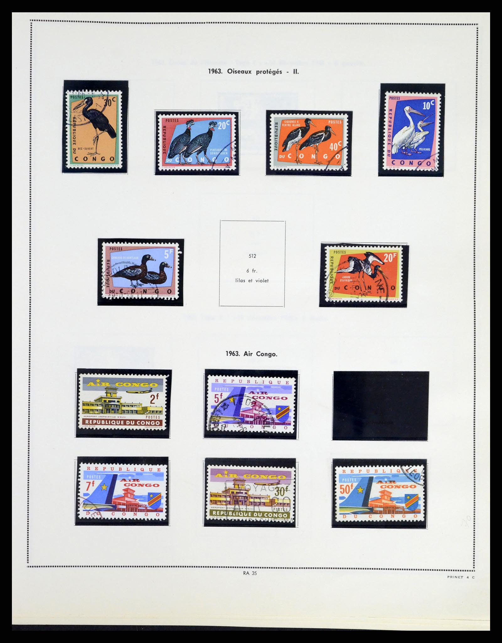 37377 035 - Postzegelverzameling 37377 Belgisch Congo 1894-1969.