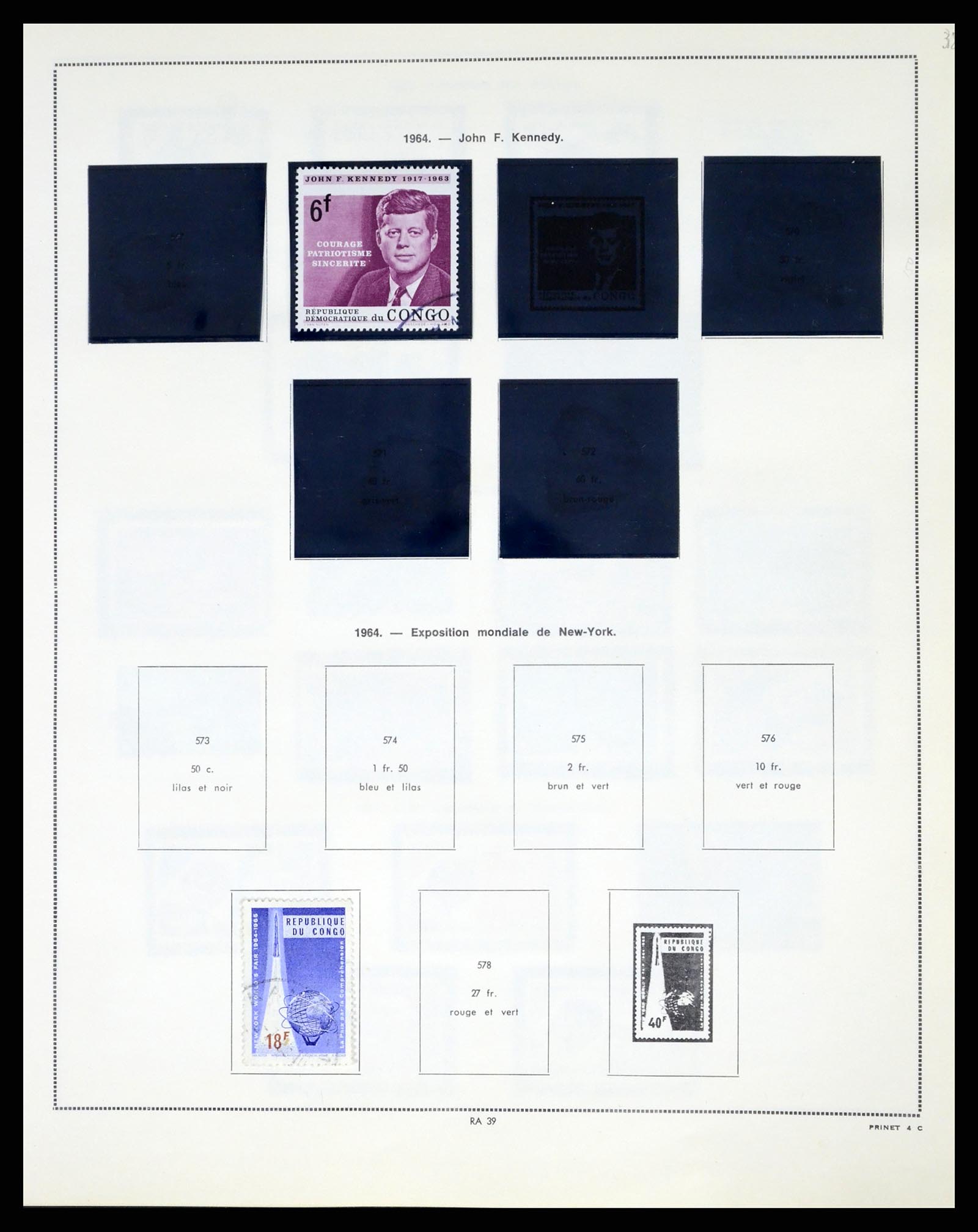 37377 038 - Postzegelverzameling 37377 Belgisch Congo 1894-1969.