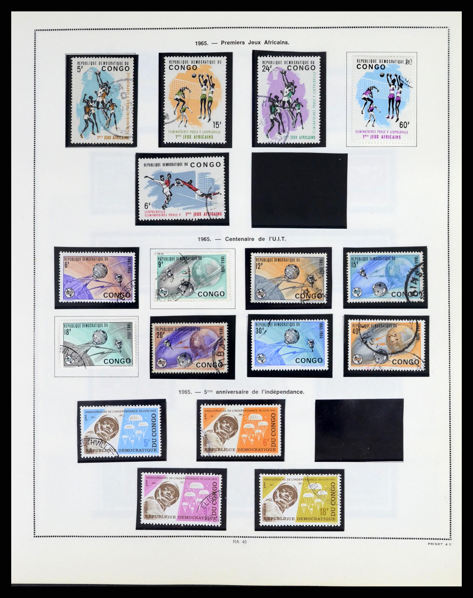 37377 039 - Postzegelverzameling 37377 Belgisch Congo 1894-1969.