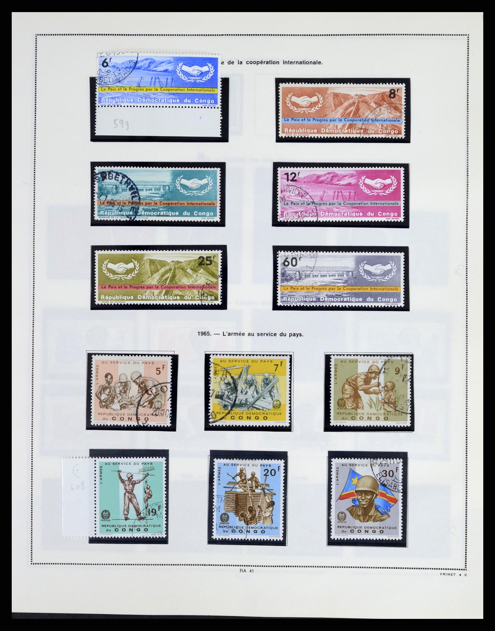 37377 040 - Postzegelverzameling 37377 Belgisch Congo 1894-1969.