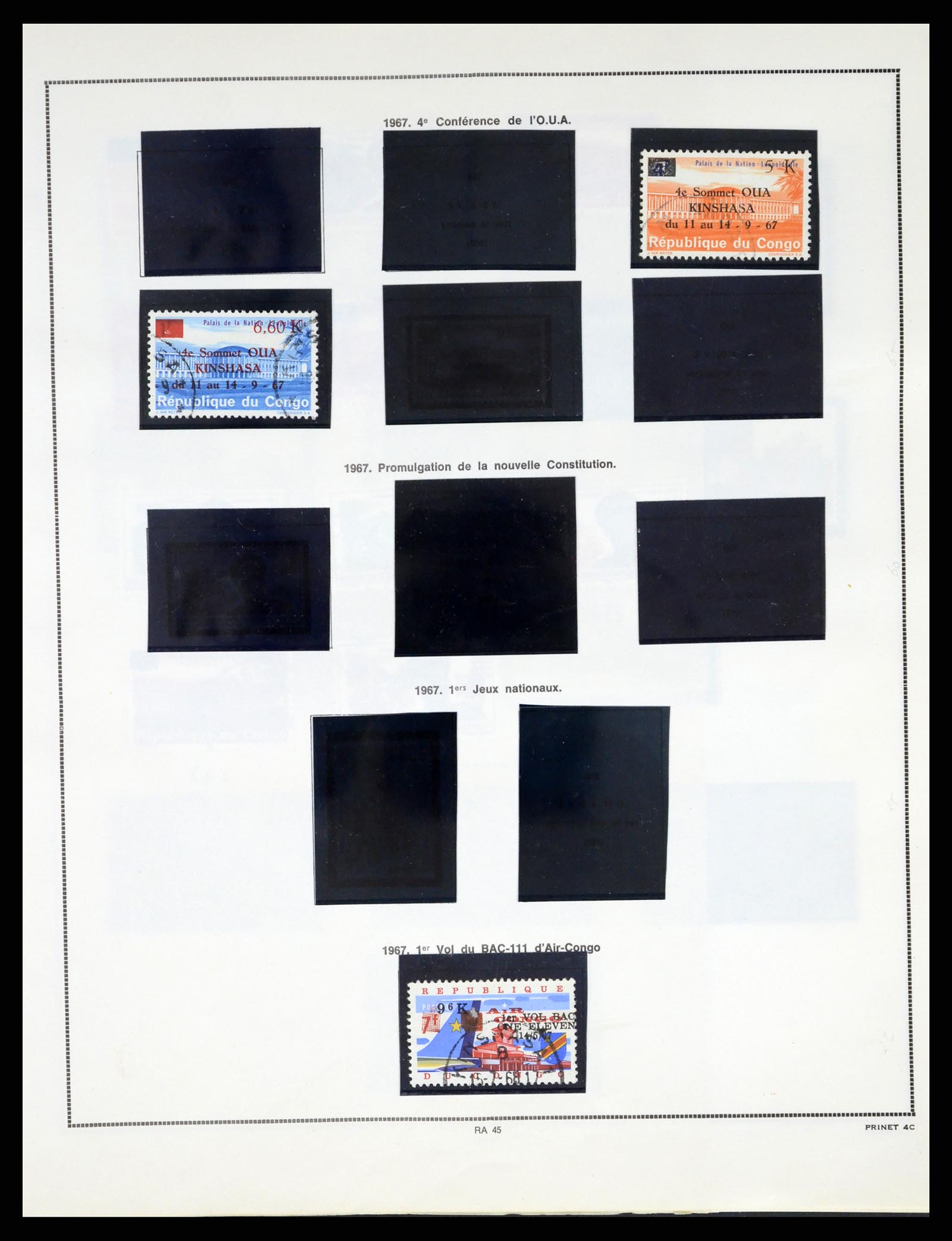 37377 043 - Postzegelverzameling 37377 Belgisch Congo 1894-1969.