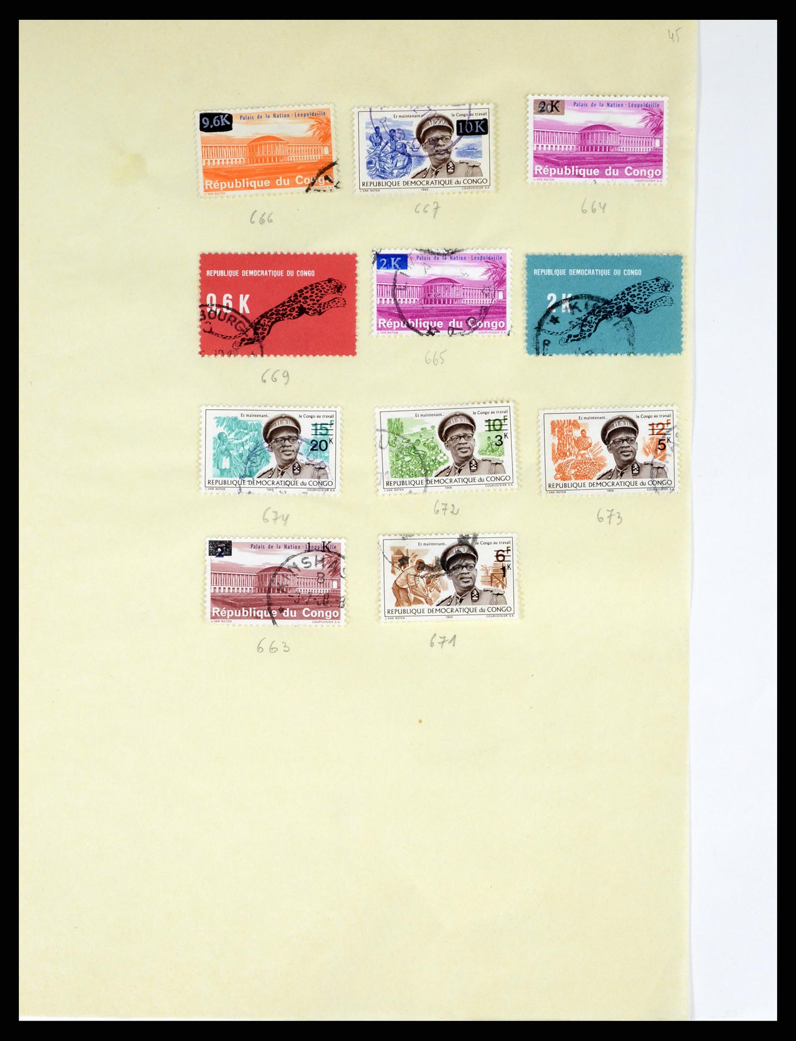 37377 044 - Postzegelverzameling 37377 Belgisch Congo 1894-1969.