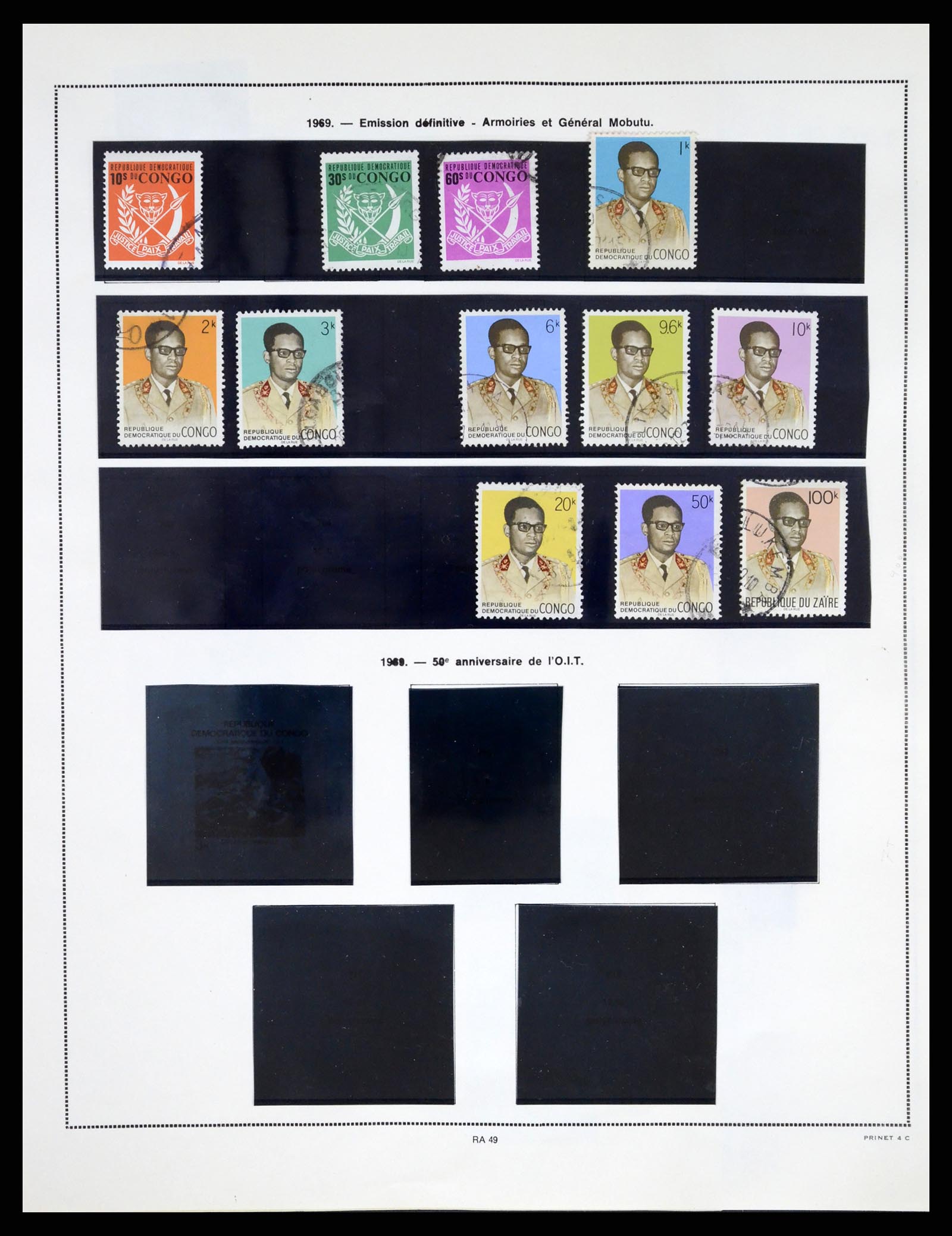 37377 046 - Postzegelverzameling 37377 Belgisch Congo 1894-1969.
