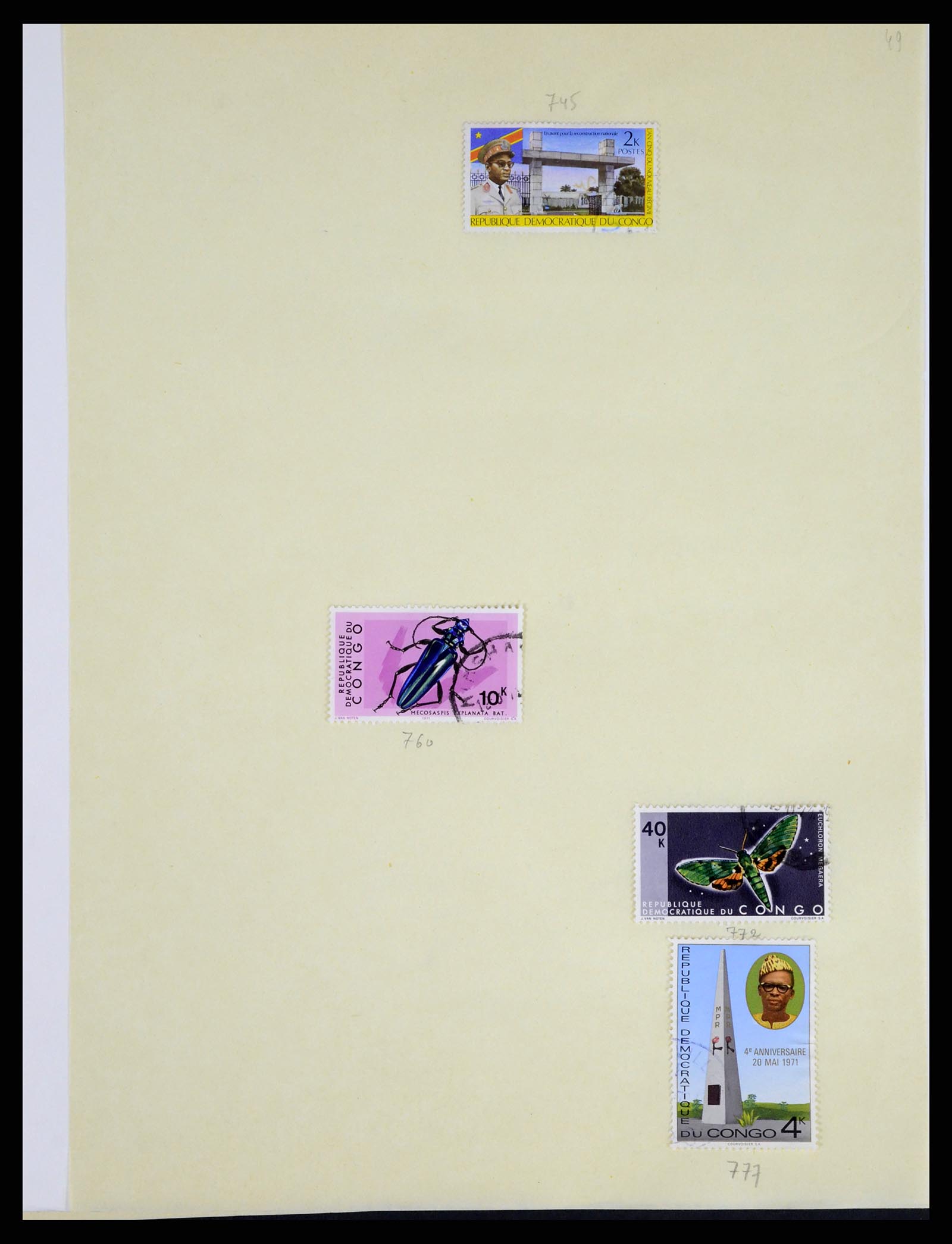37377 048 - Postzegelverzameling 37377 Belgisch Congo 1894-1969.