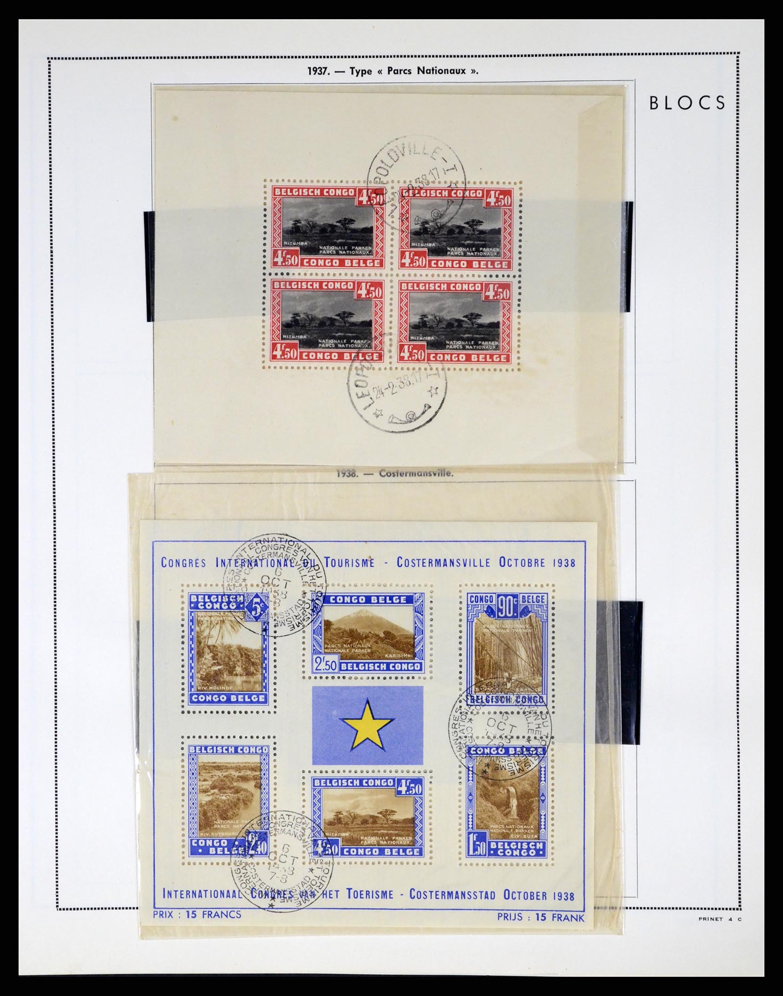37377 049 - Postzegelverzameling 37377 Belgisch Congo 1894-1969.