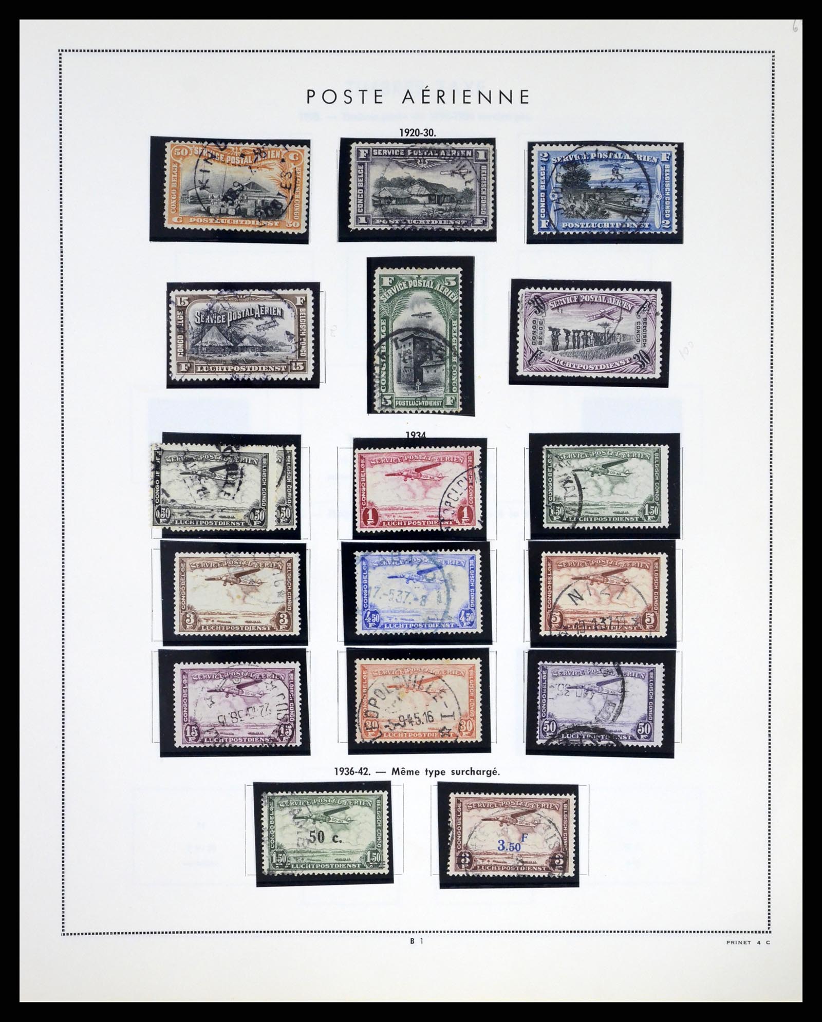 37377 051 - Postzegelverzameling 37377 Belgisch Congo 1894-1969.