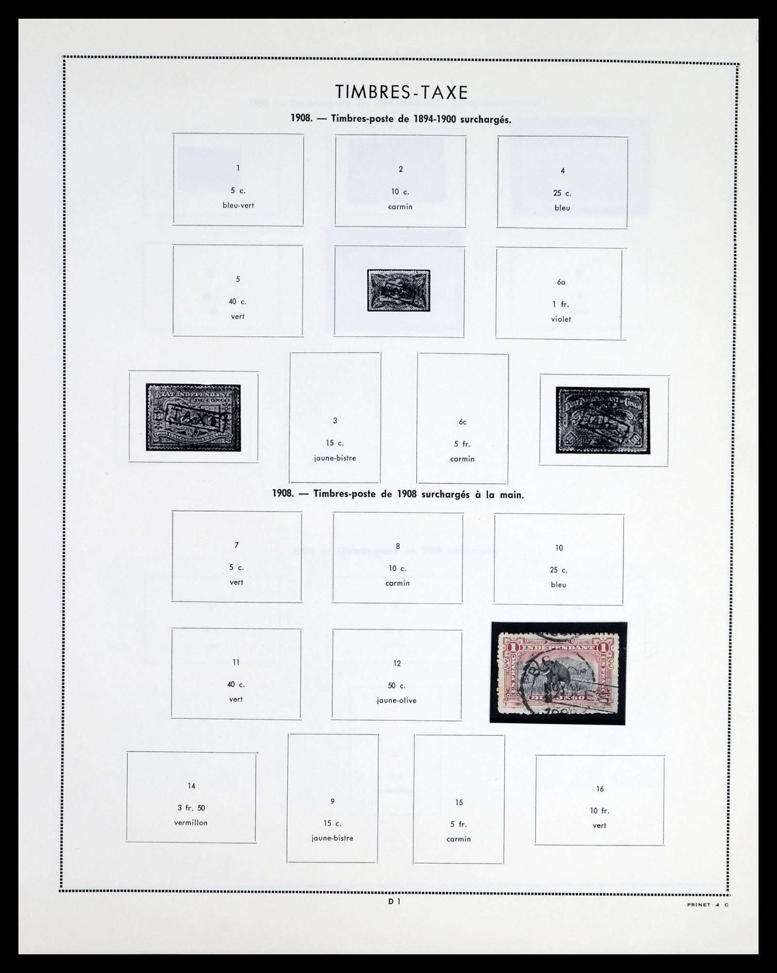 37377 052 - Stamp collection 37377 Belgian Congo 1894-1969.