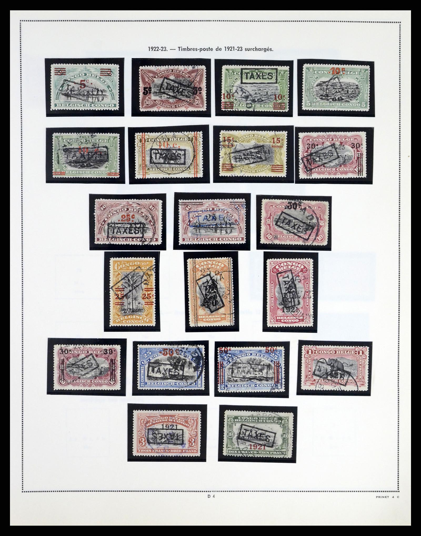 37377 055 - Postzegelverzameling 37377 Belgisch Congo 1894-1969.