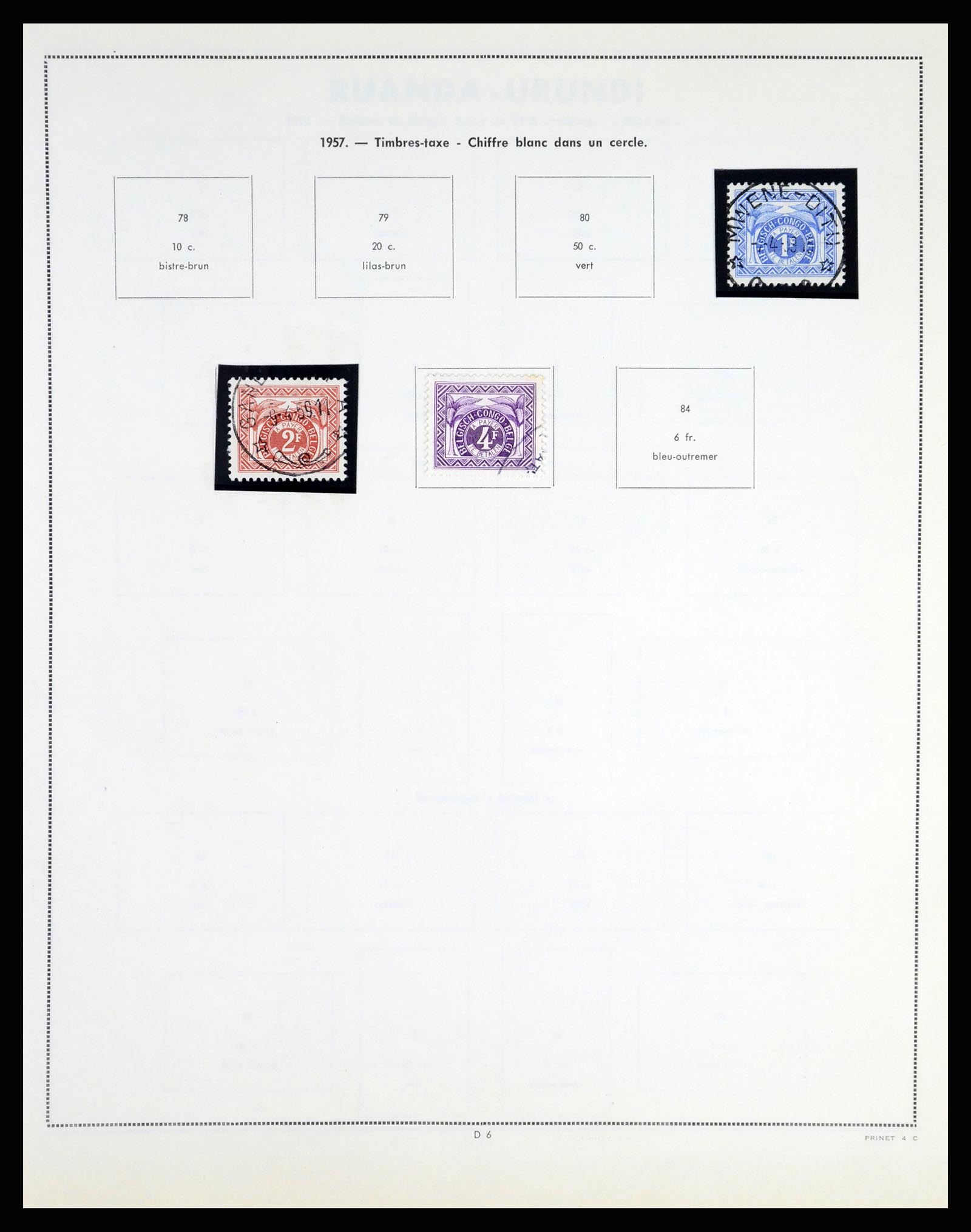 37377 057 - Postzegelverzameling 37377 Belgisch Congo 1894-1969.