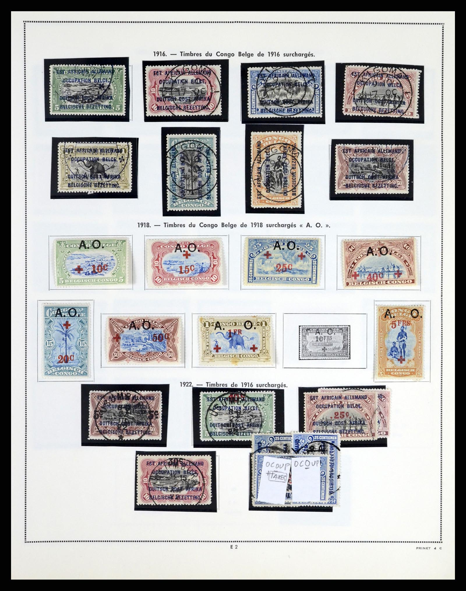 37377 058 - Postzegelverzameling 37377 Belgisch Congo 1894-1969.