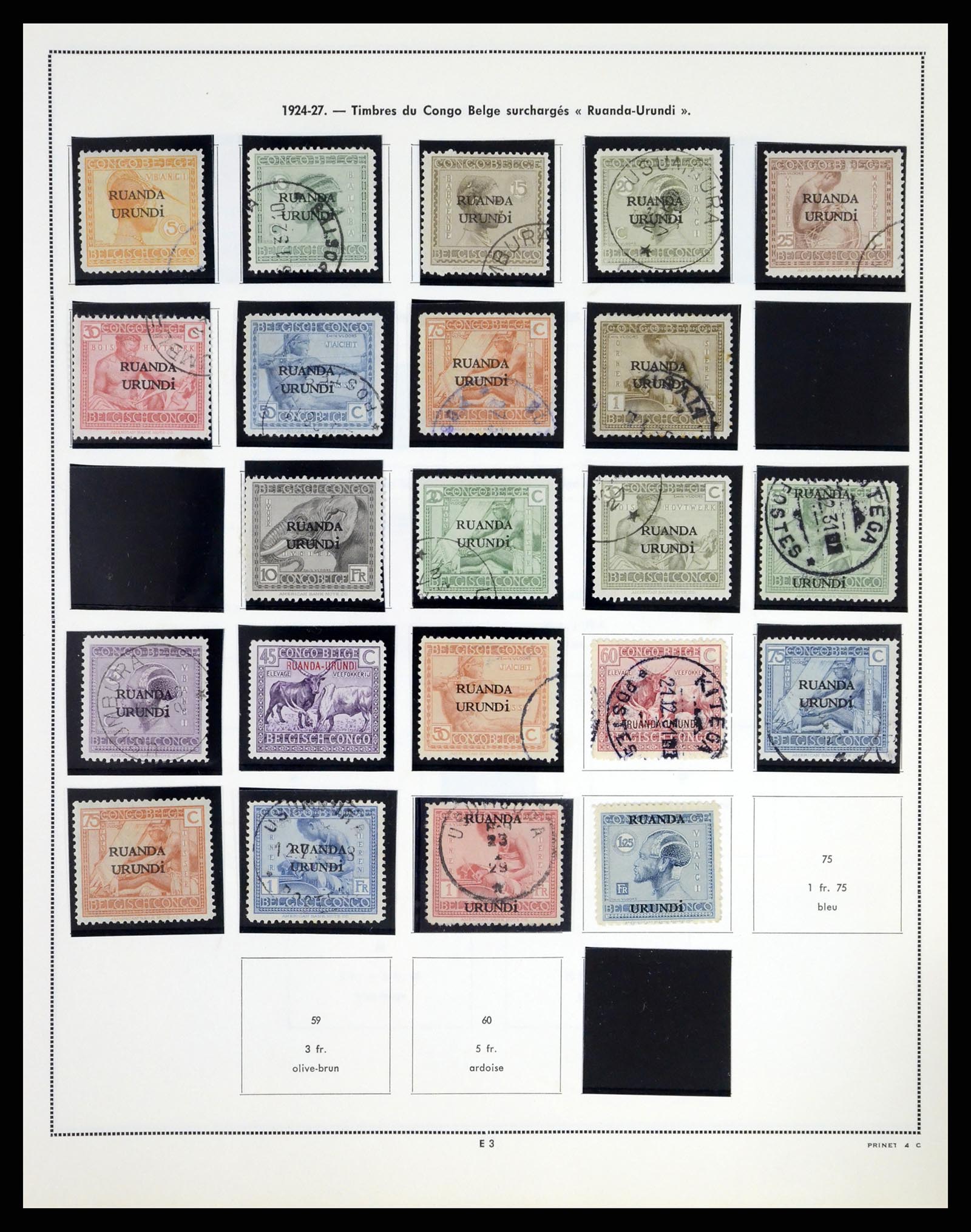 37377 059 - Postzegelverzameling 37377 Belgisch Congo 1894-1969.