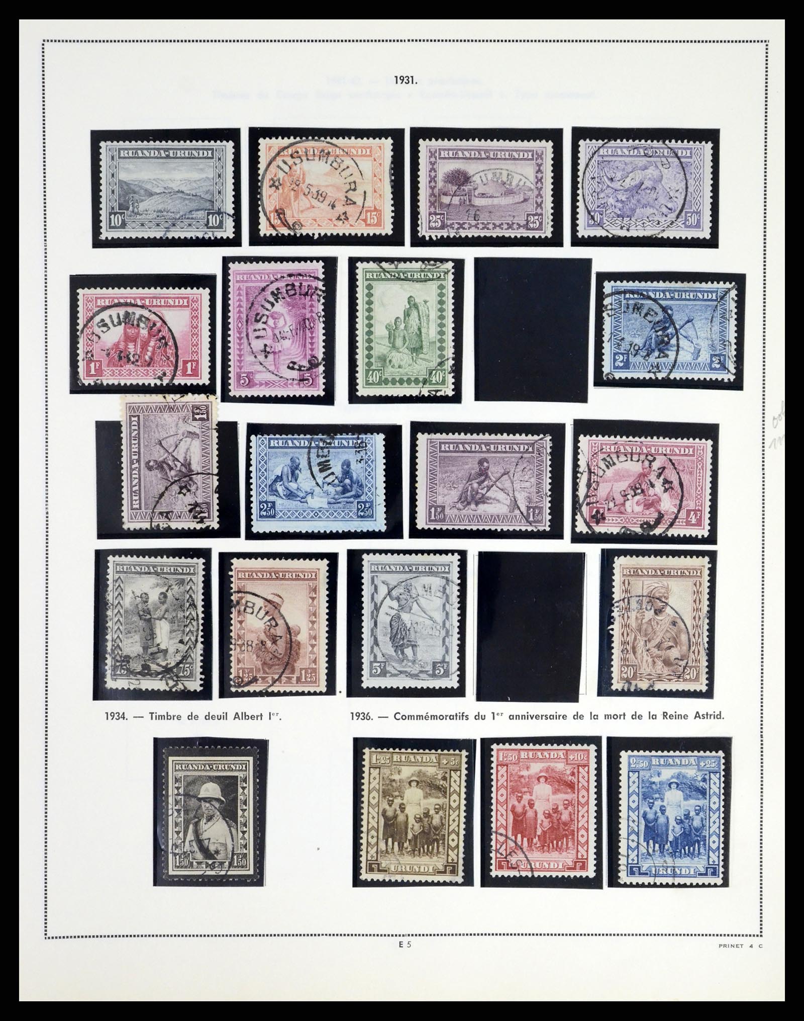 37377 061 - Postzegelverzameling 37377 Belgisch Congo 1894-1969.