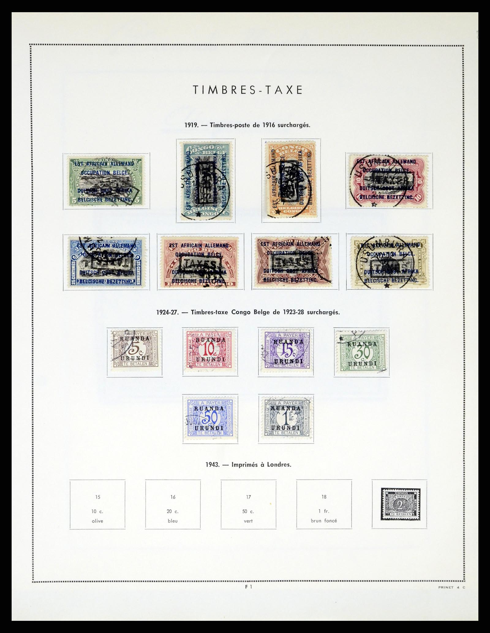 37377 071 - Postzegelverzameling 37377 Belgisch Congo 1894-1969.
