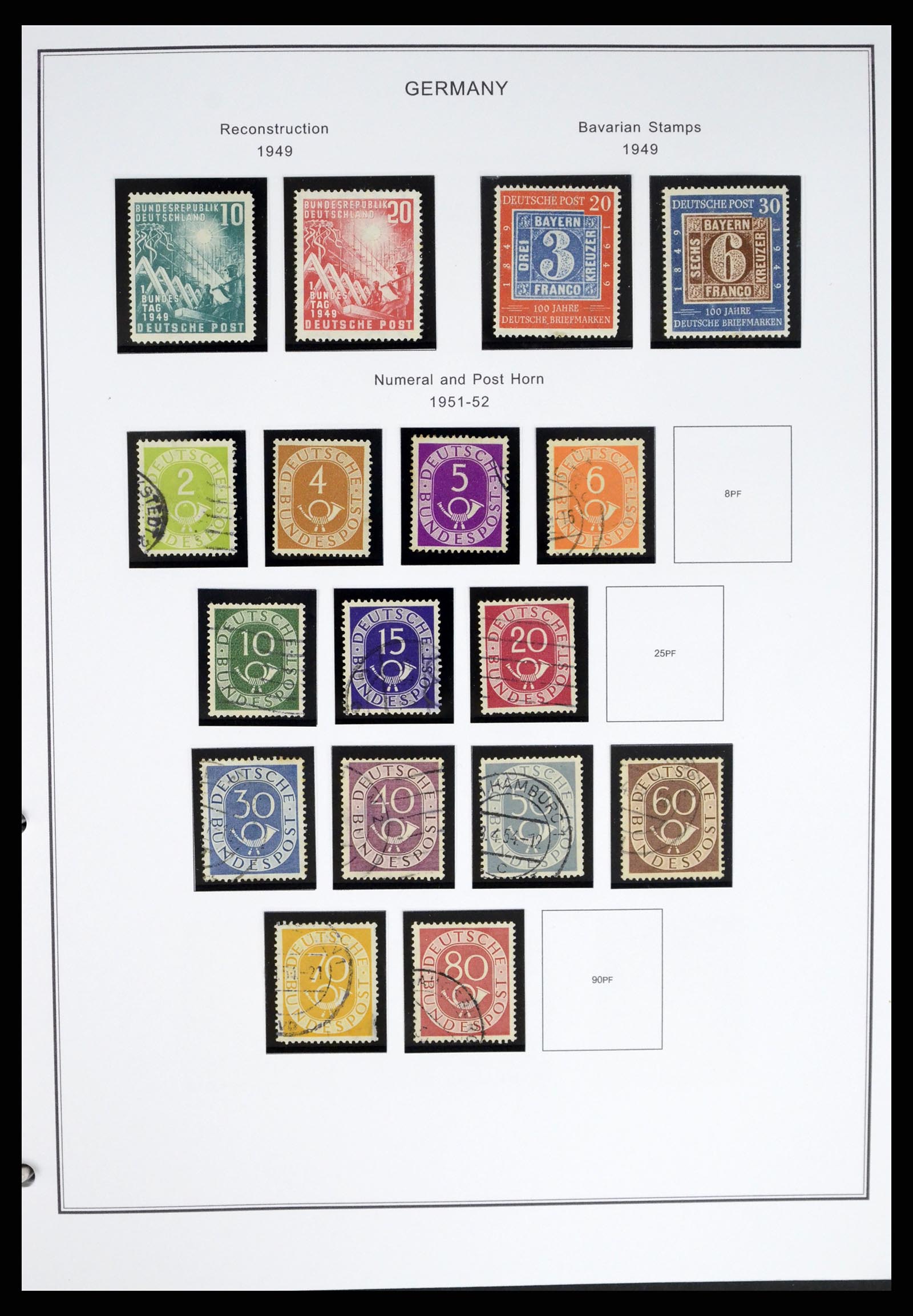 37378 001 - Postzegelverzameling 37378 Bundespost 1949-2000.