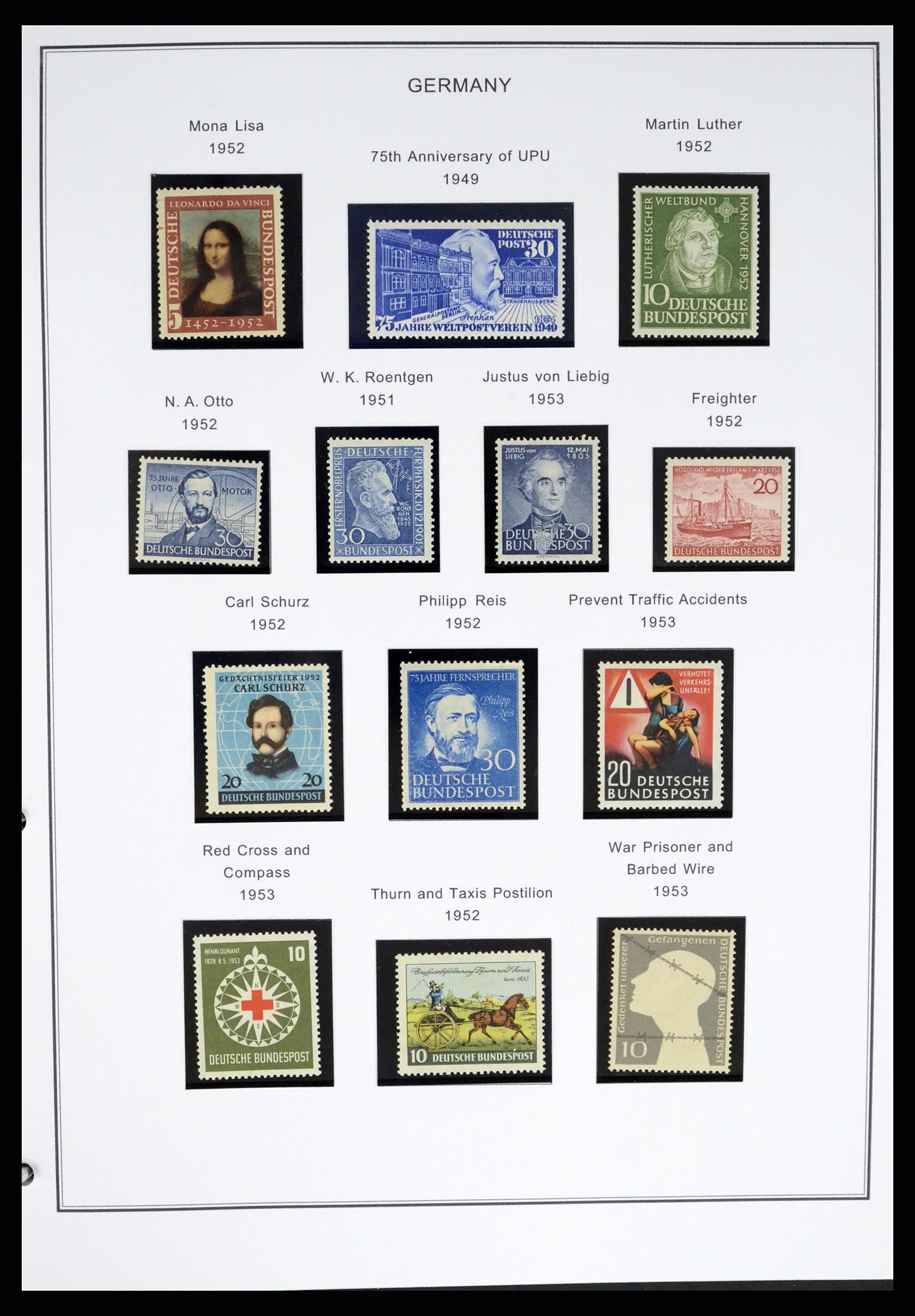 37378 002 - Postzegelverzameling 37378 Bundespost 1949-2000.