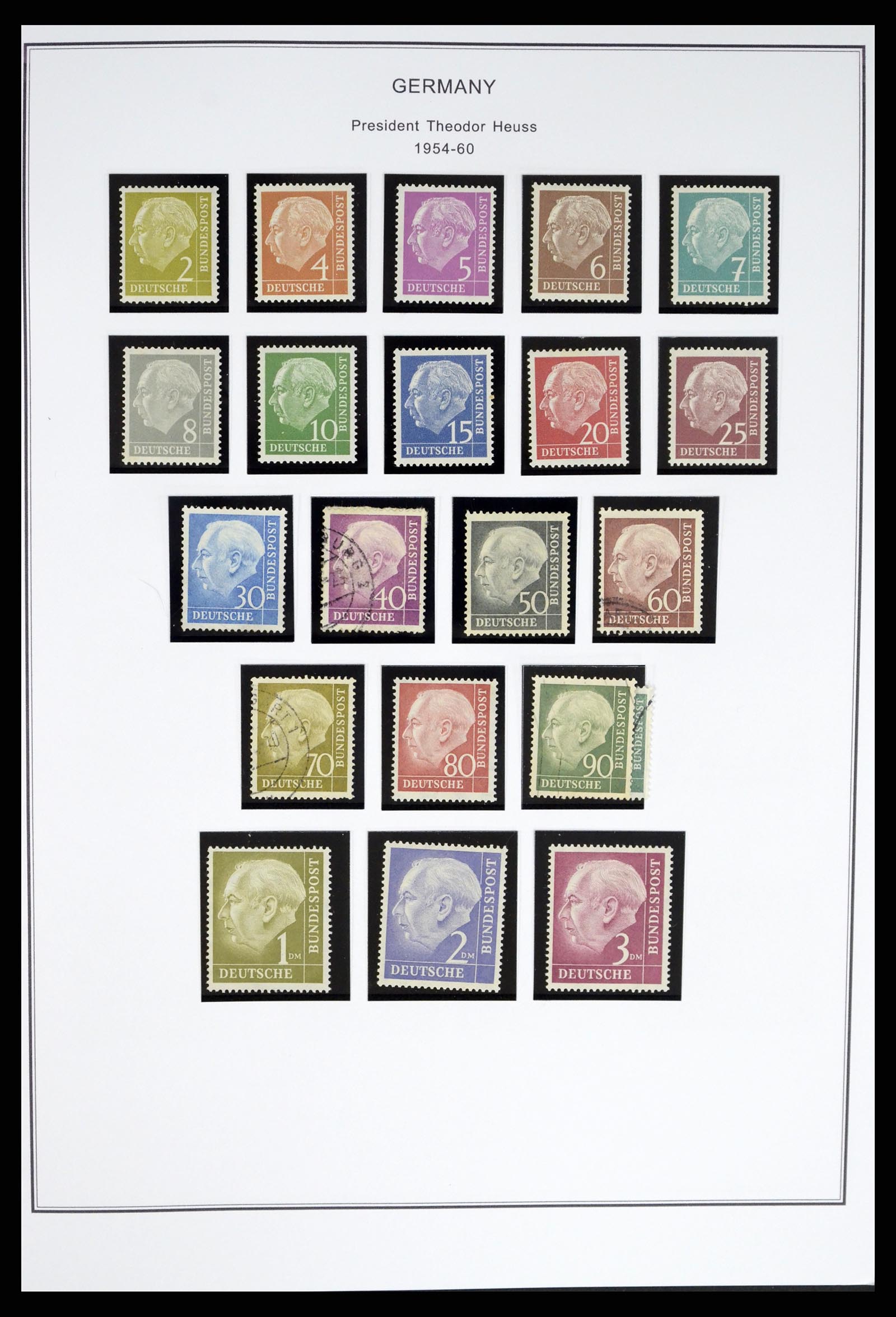37378 003 - Postzegelverzameling 37378 Bundespost 1949-2000.