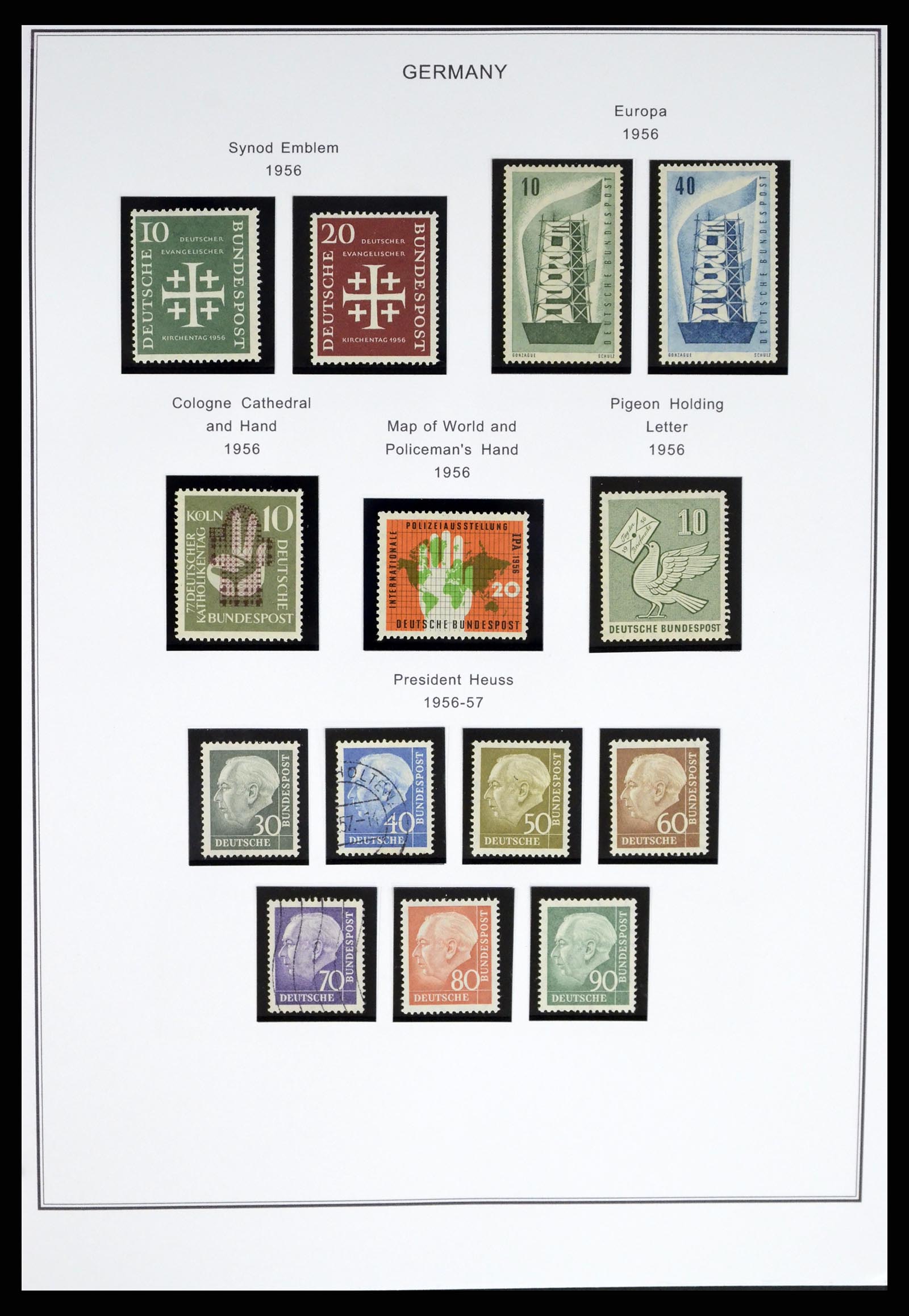 37378 006 - Postzegelverzameling 37378 Bundespost 1949-2000.