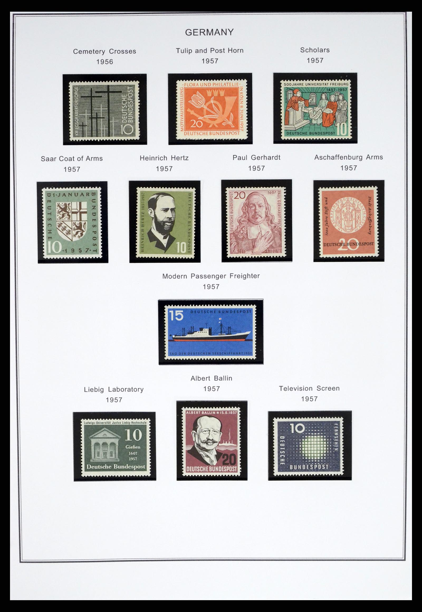 37378 007 - Postzegelverzameling 37378 Bundespost 1949-2000.
