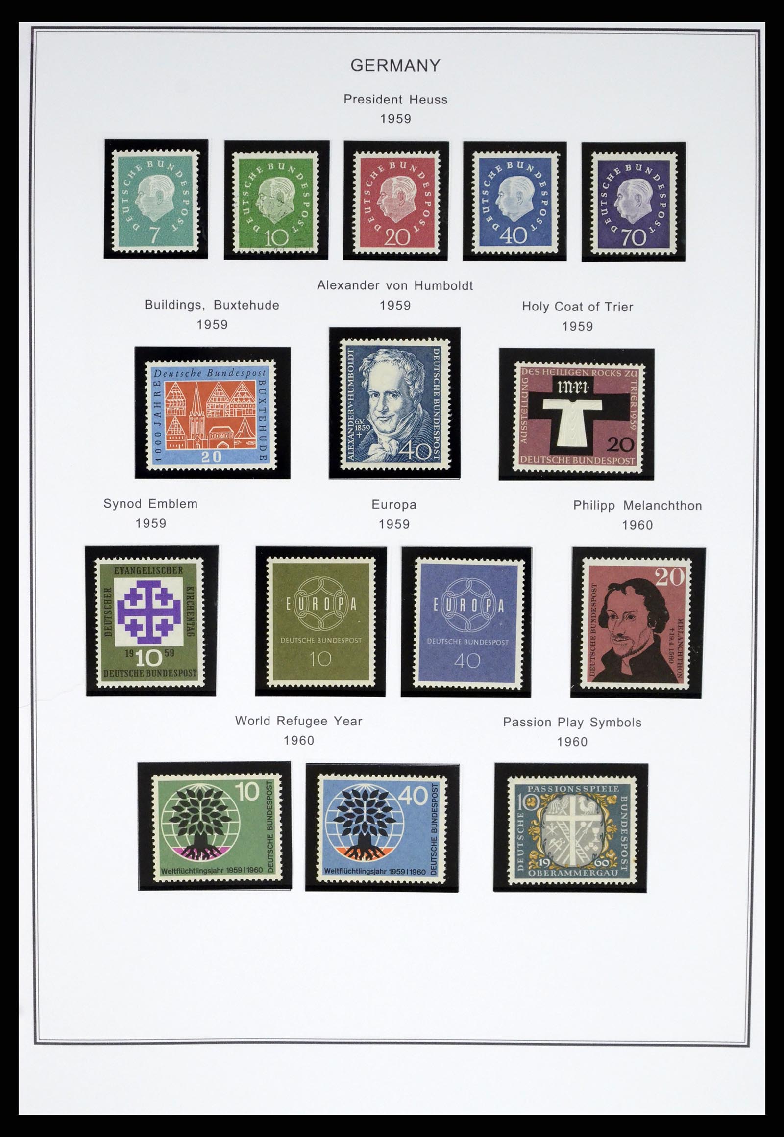37378 010 - Postzegelverzameling 37378 Bundespost 1949-2000.