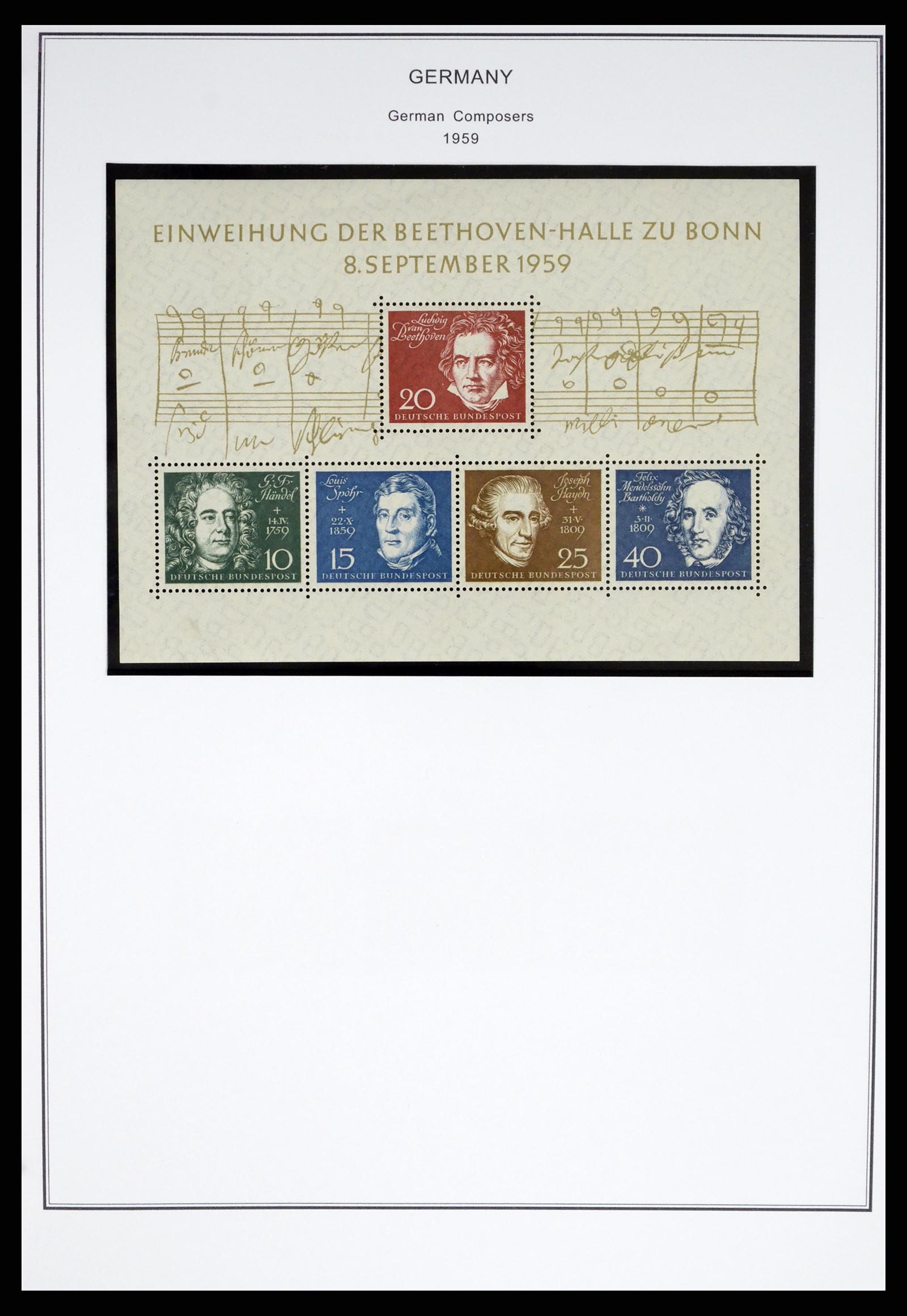 37378 011 - Postzegelverzameling 37378 Bundespost 1949-2000.