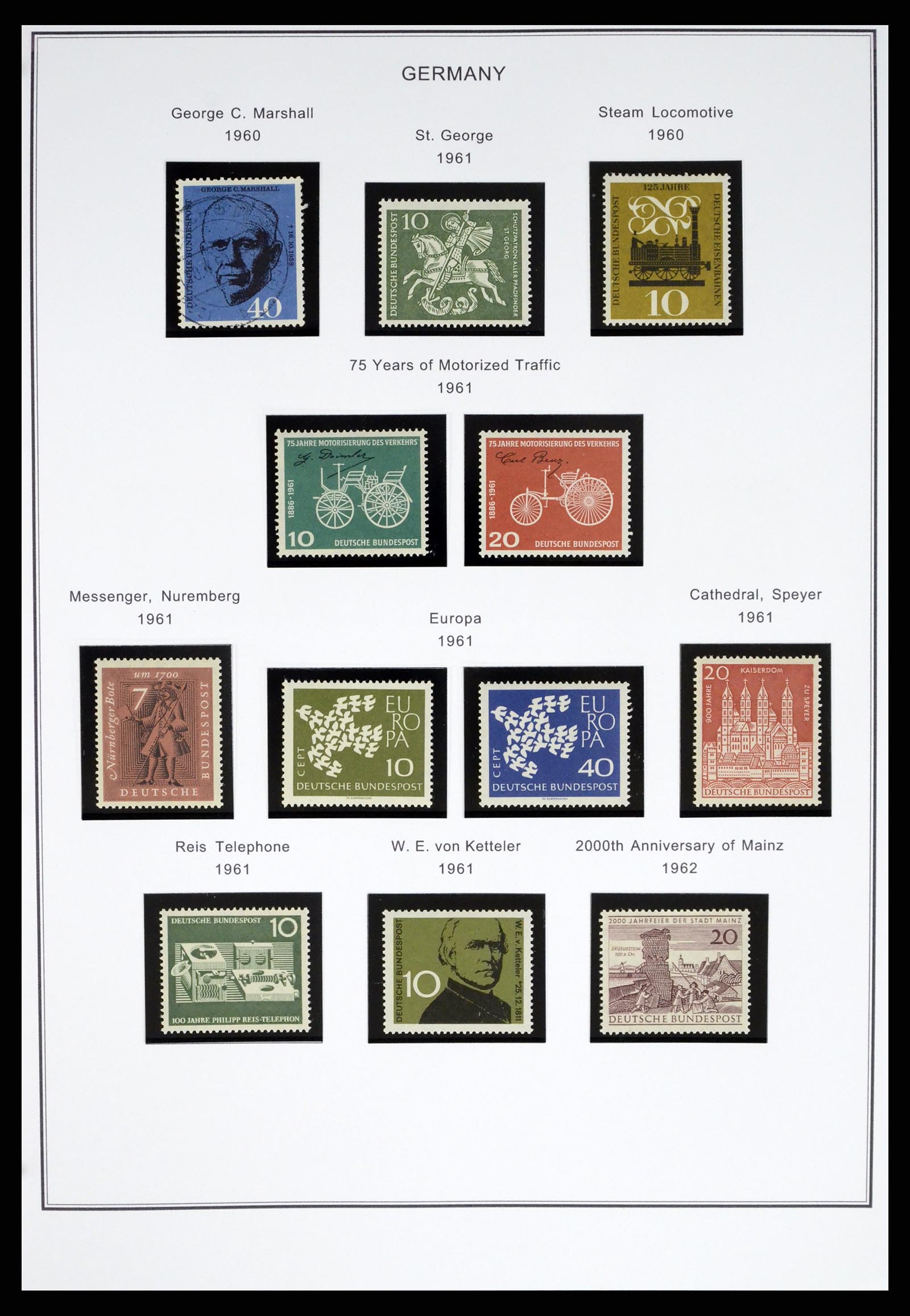 37378 013 - Postzegelverzameling 37378 Bundespost 1949-2000.