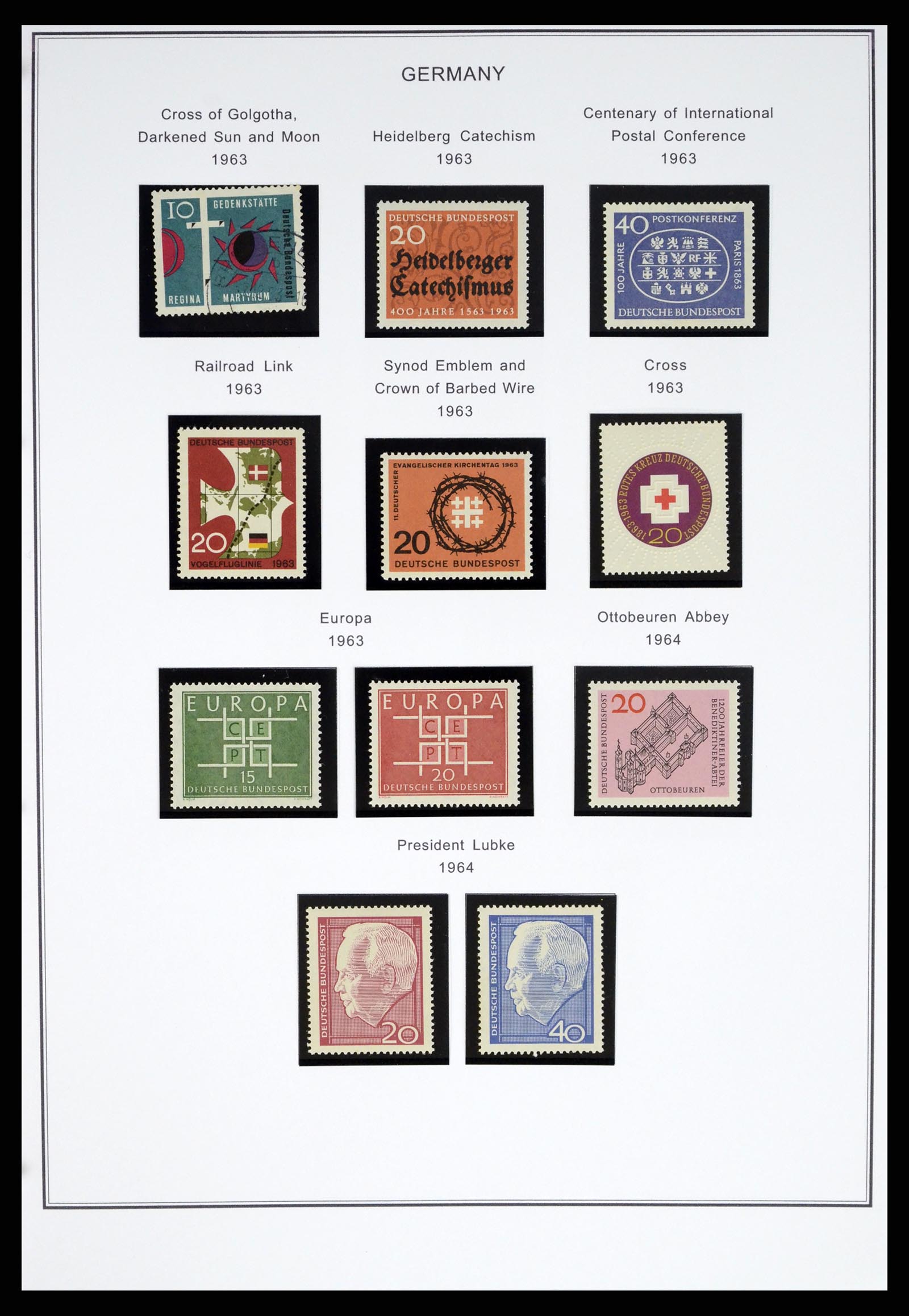 37378 017 - Postzegelverzameling 37378 Bundespost 1949-2000.