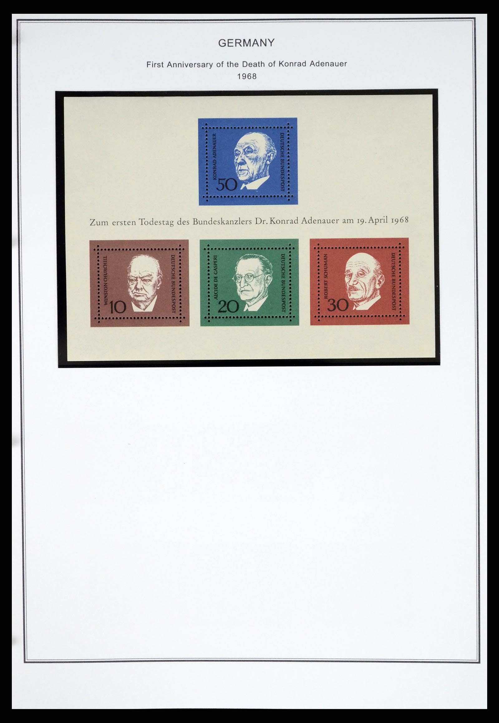 37378 026 - Postzegelverzameling 37378 Bundespost 1949-2000.