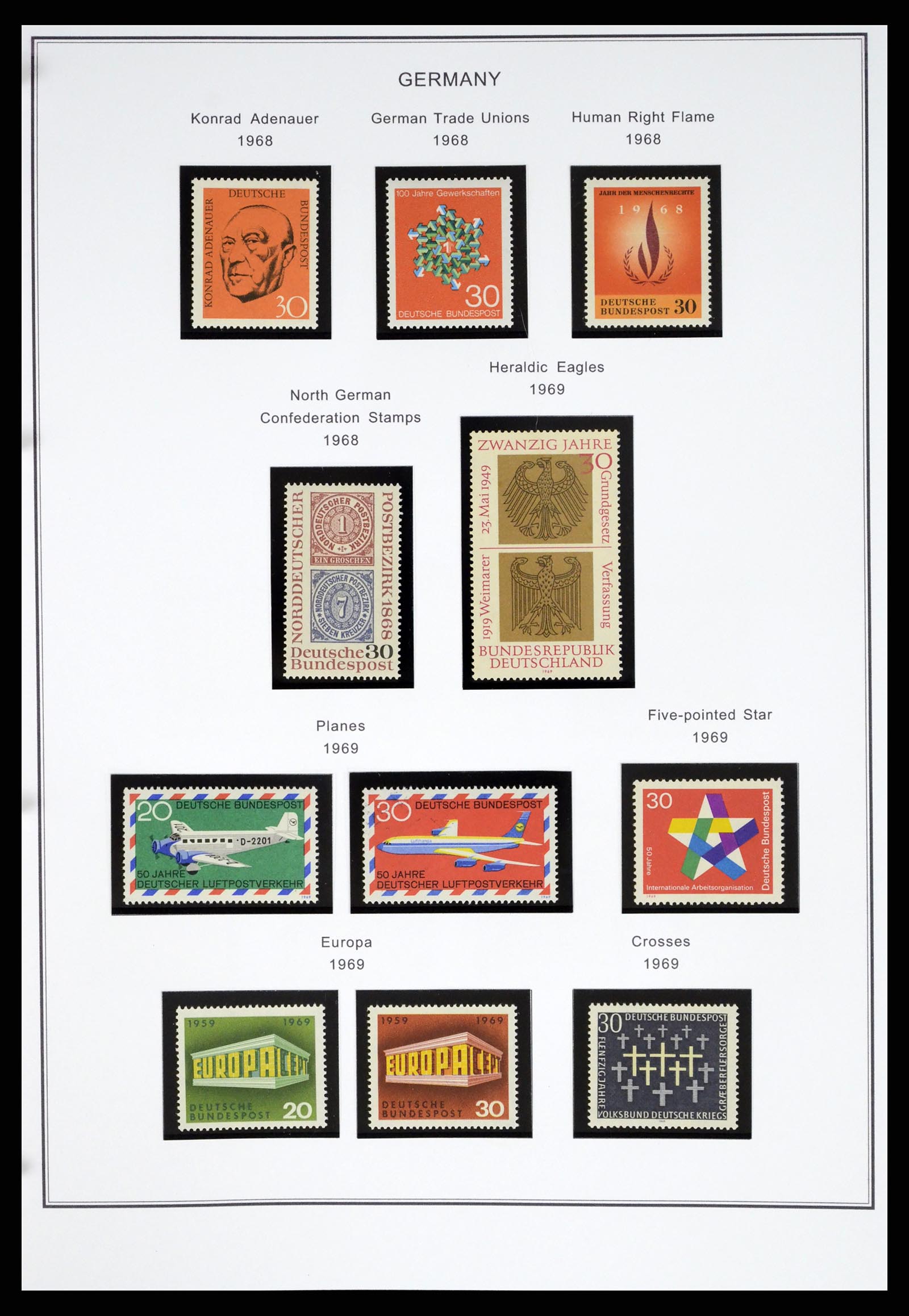 37378 027 - Postzegelverzameling 37378 Bundespost 1949-2000.