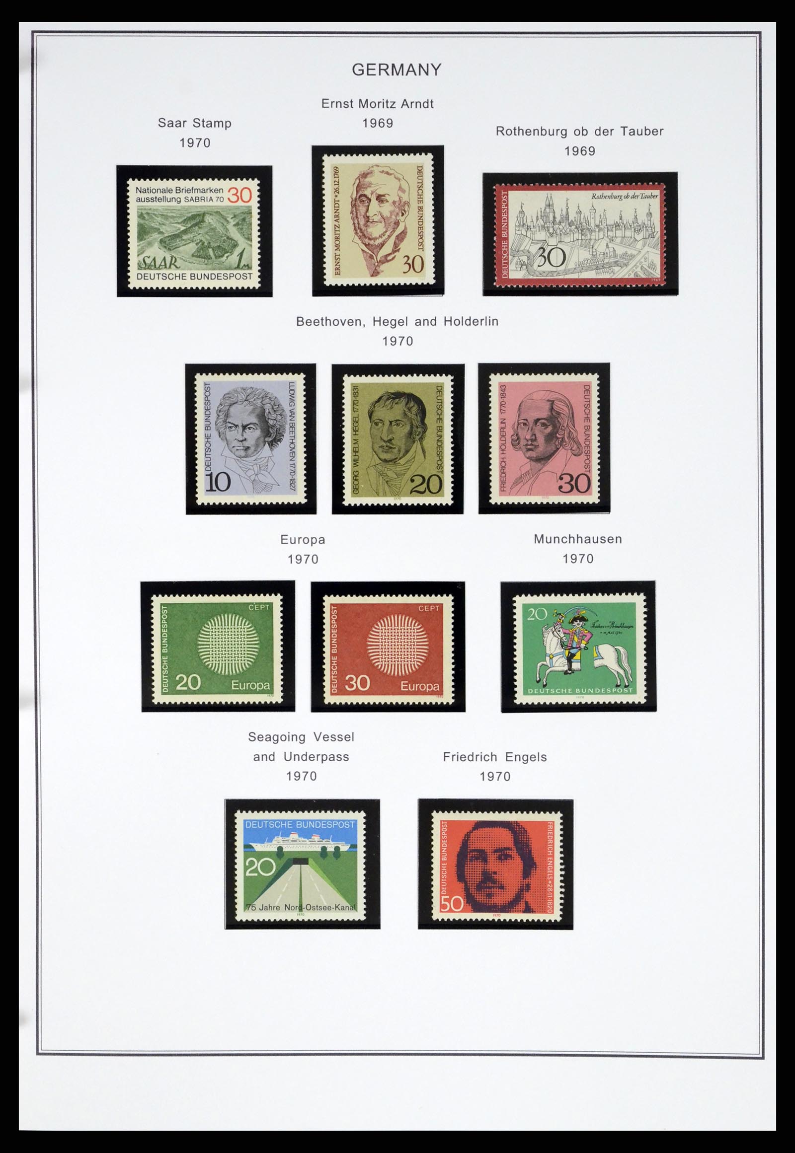 37378 030 - Postzegelverzameling 37378 Bundespost 1949-2000.