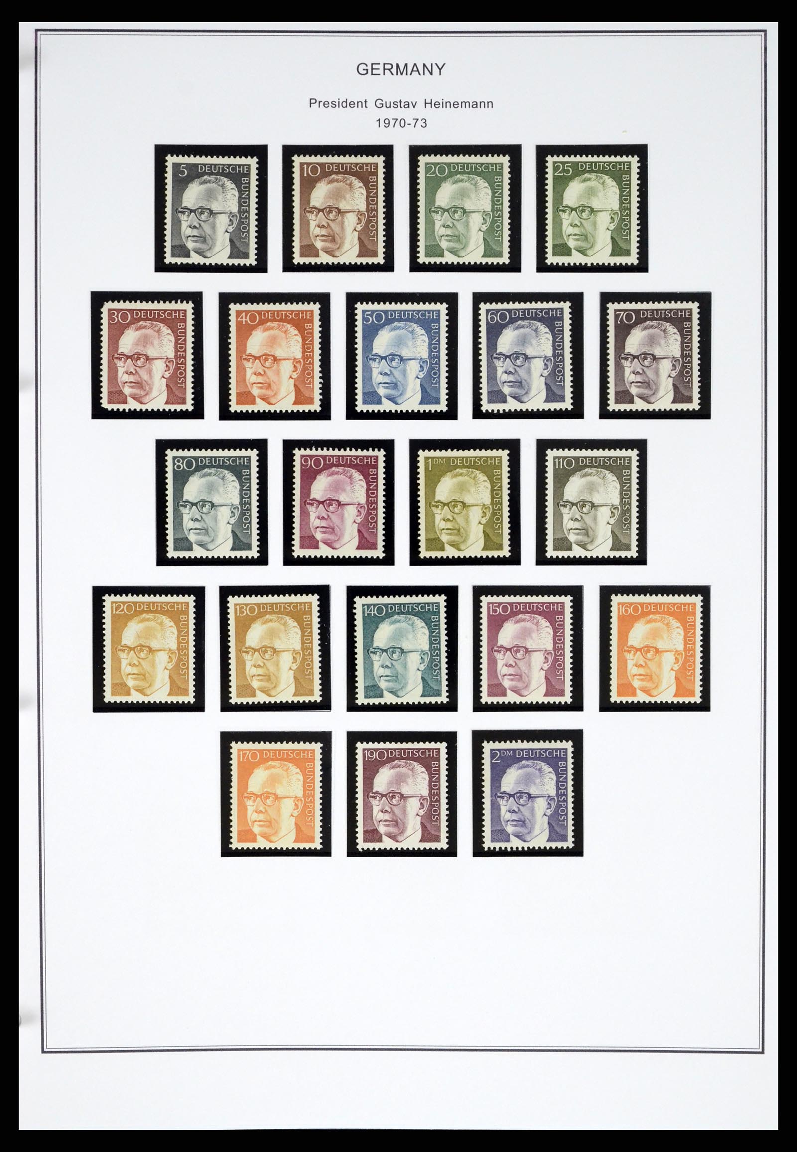 37378 032 - Postzegelverzameling 37378 Bundespost 1949-2000.