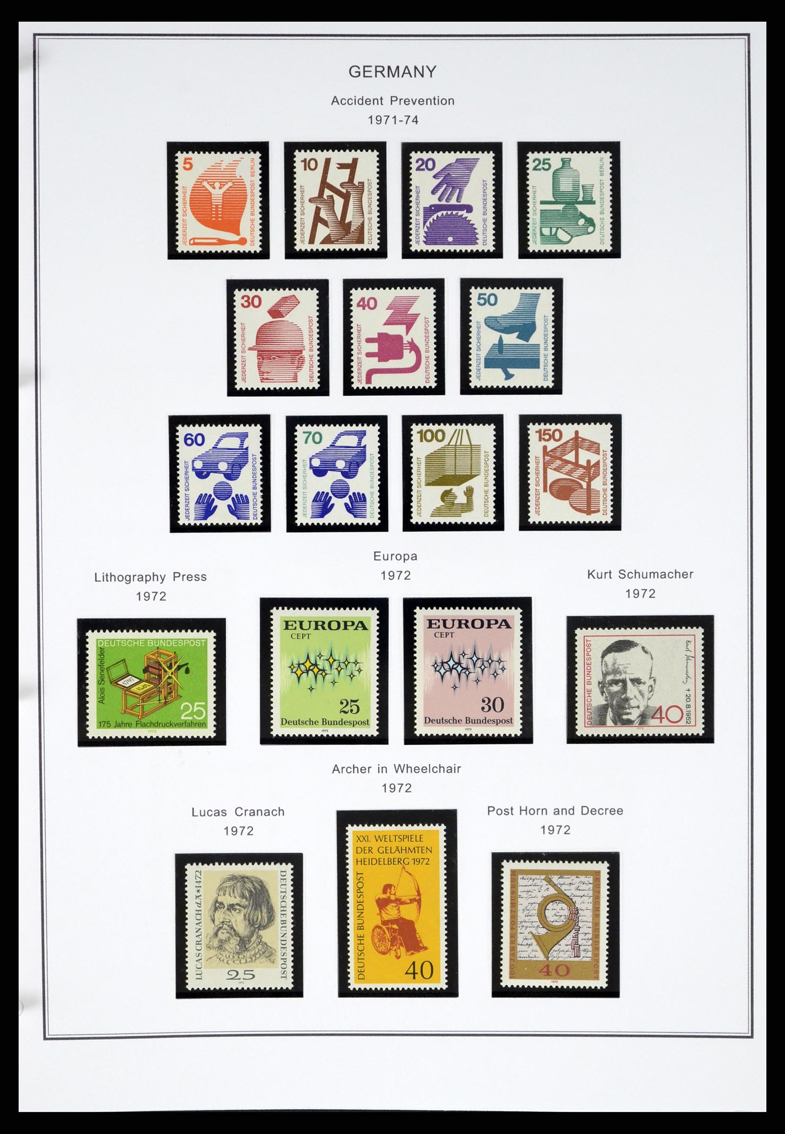 37378 035 - Postzegelverzameling 37378 Bundespost 1949-2000.