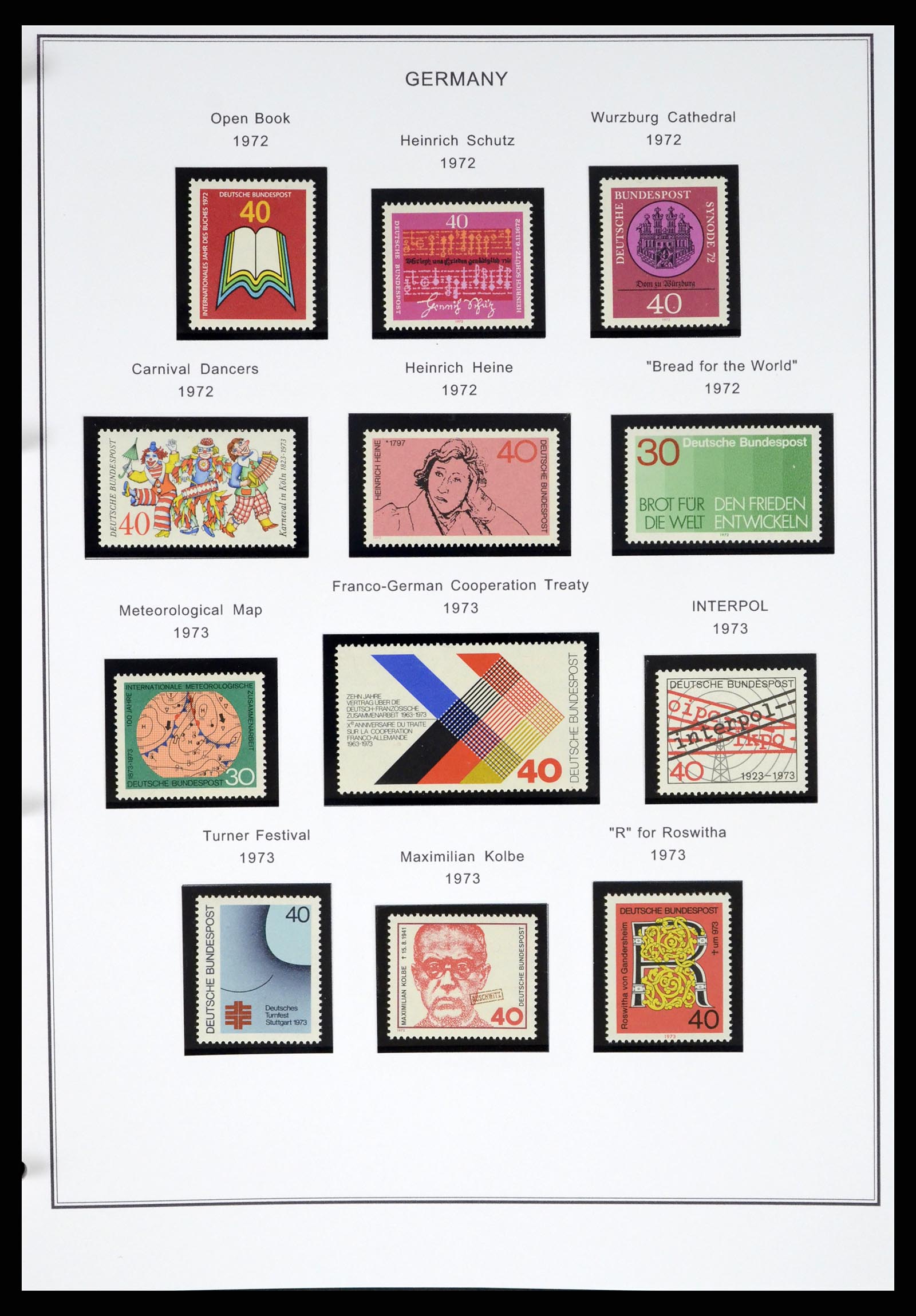 37378 036 - Postzegelverzameling 37378 Bundespost 1949-2000.