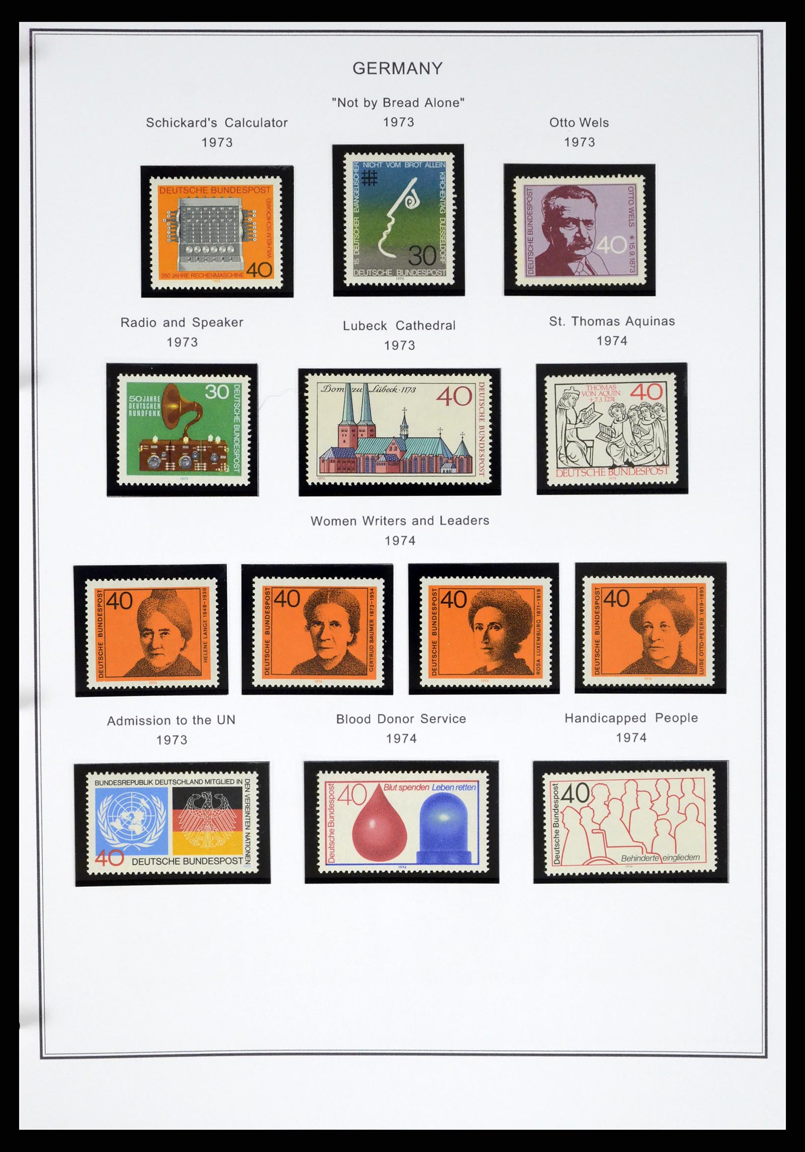 37378 038 - Stamp collection 37378 Bundespost 1949-2000.