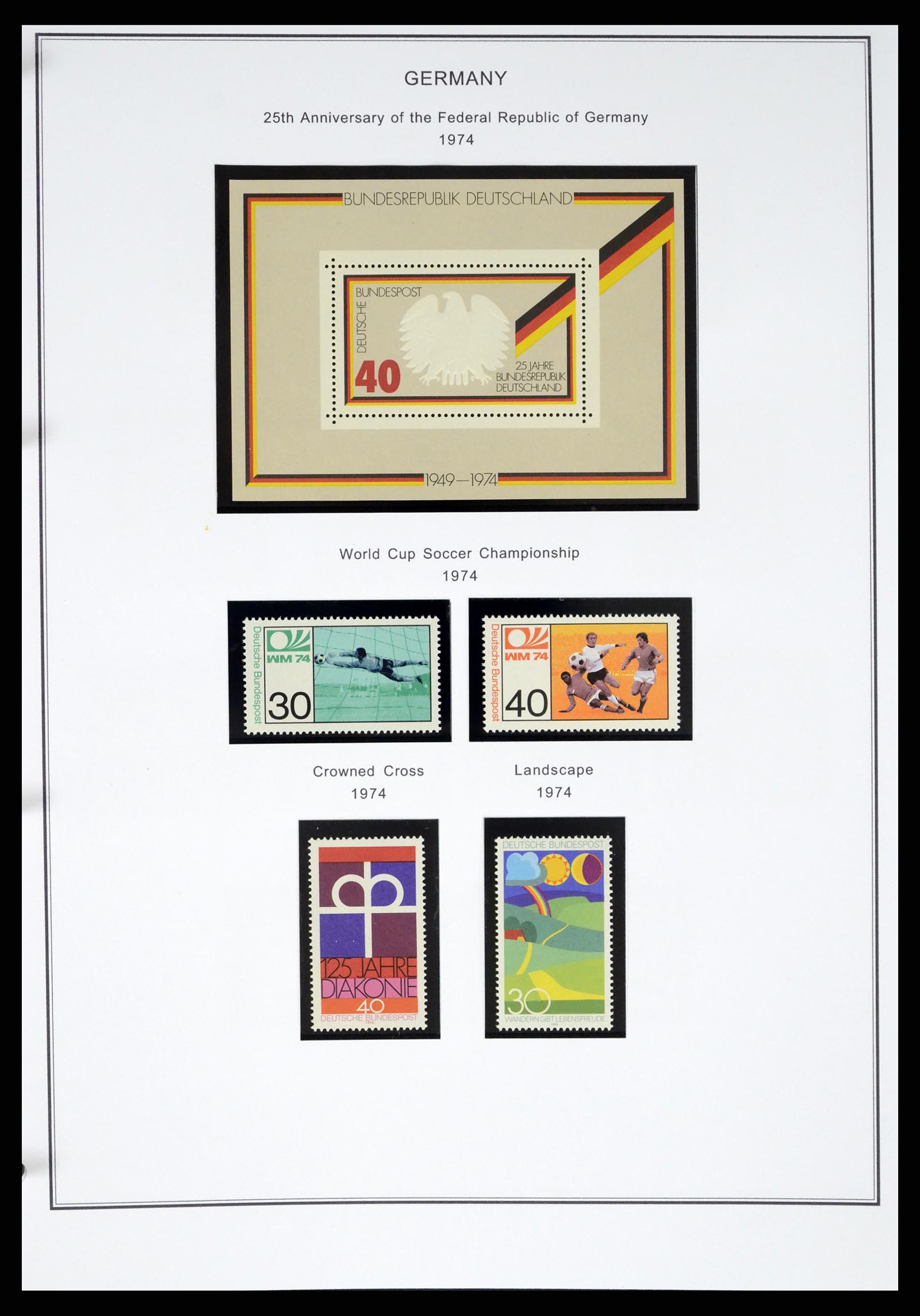 37378 040 - Postzegelverzameling 37378 Bundespost 1949-2000.