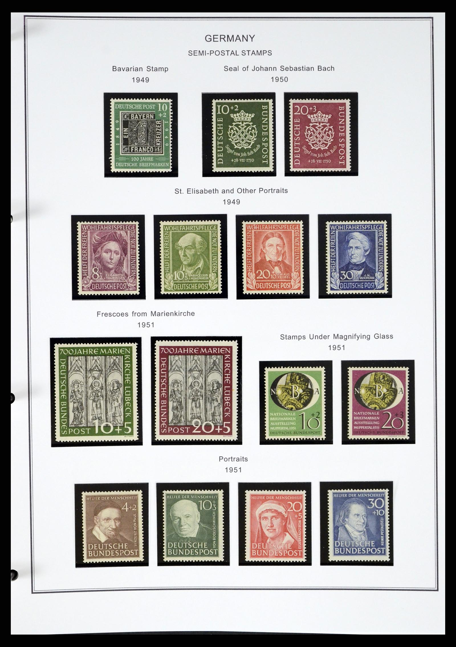 37378 057 - Stamp collection 37378 Bundespost 1949-2000.