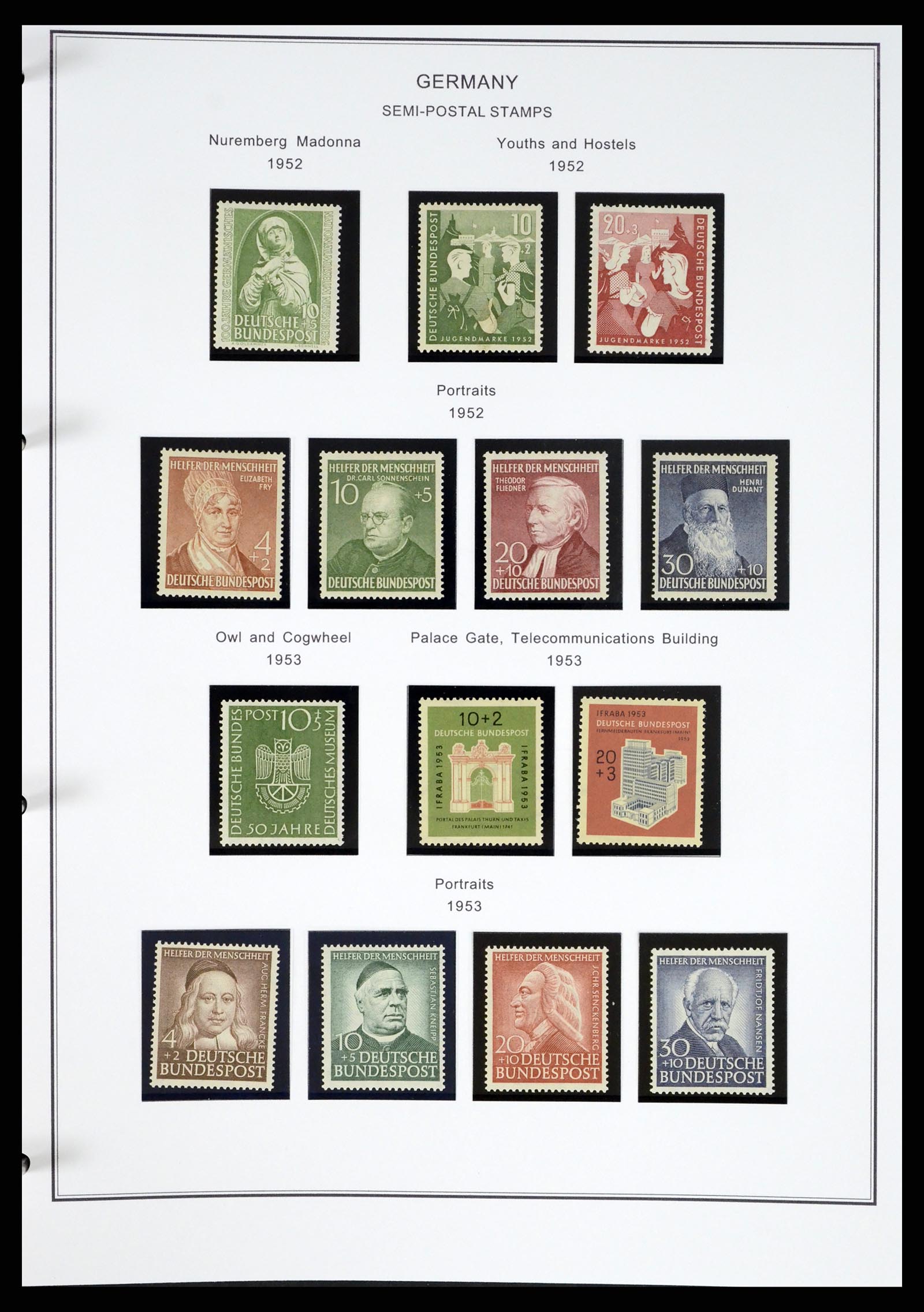 37378 058 - Stamp collection 37378 Bundespost 1949-2000.