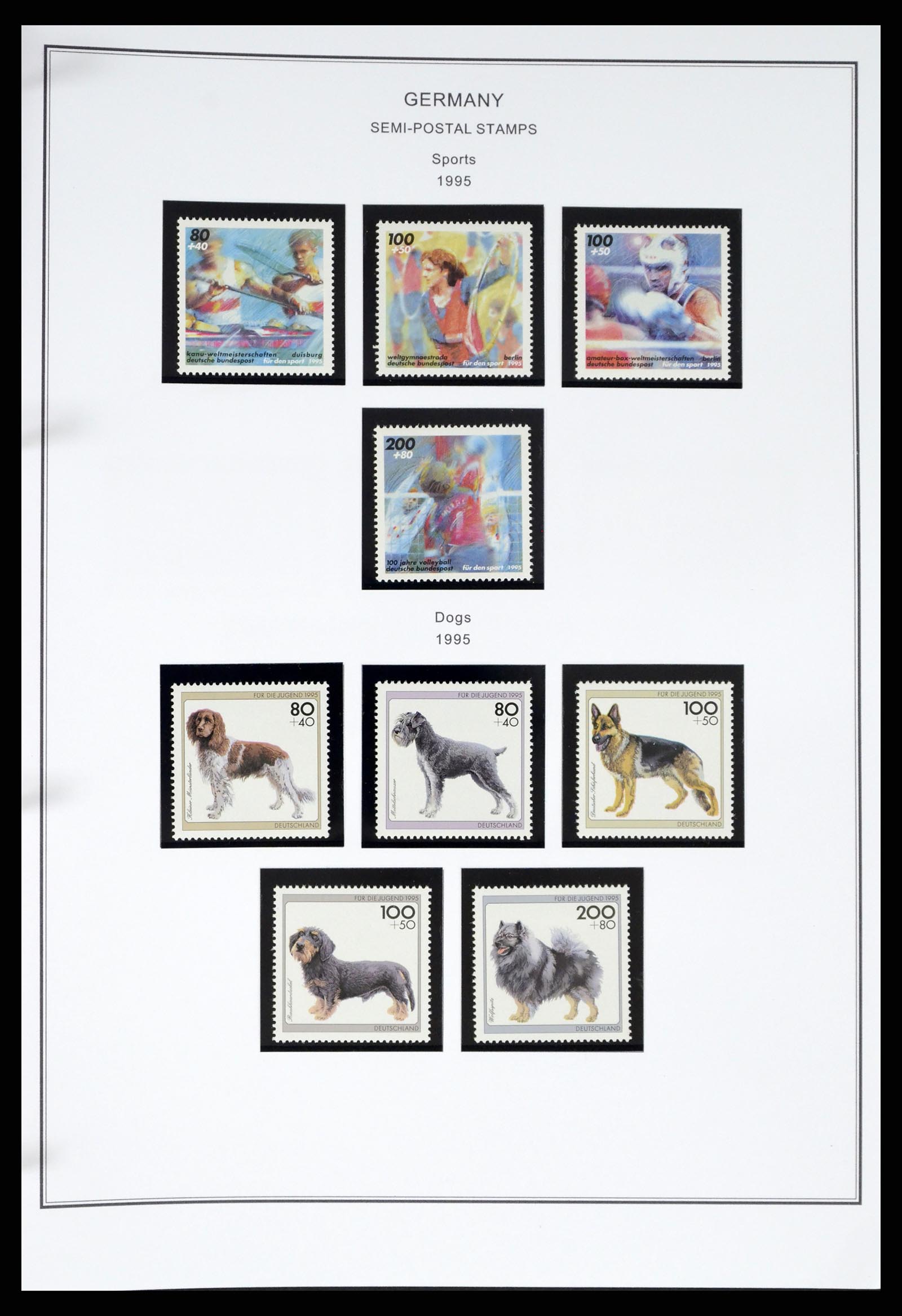 37378 185 - Postzegelverzameling 37378 Bundespost 1949-2000.