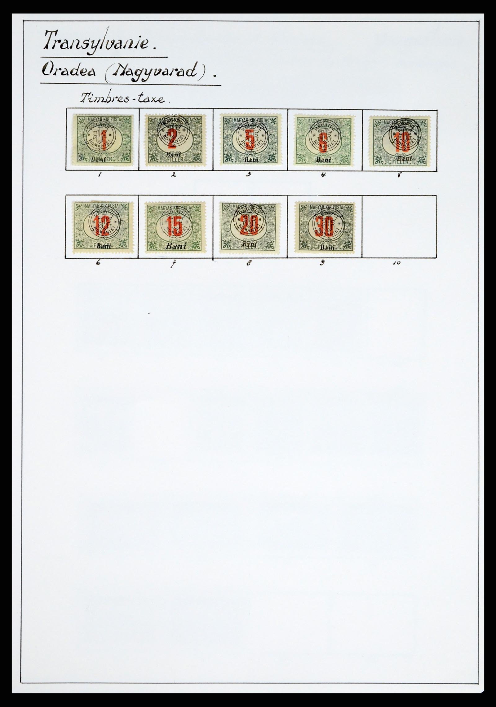 37379 020 - Stamp collection 37379 Hungary territories 1918-1919.