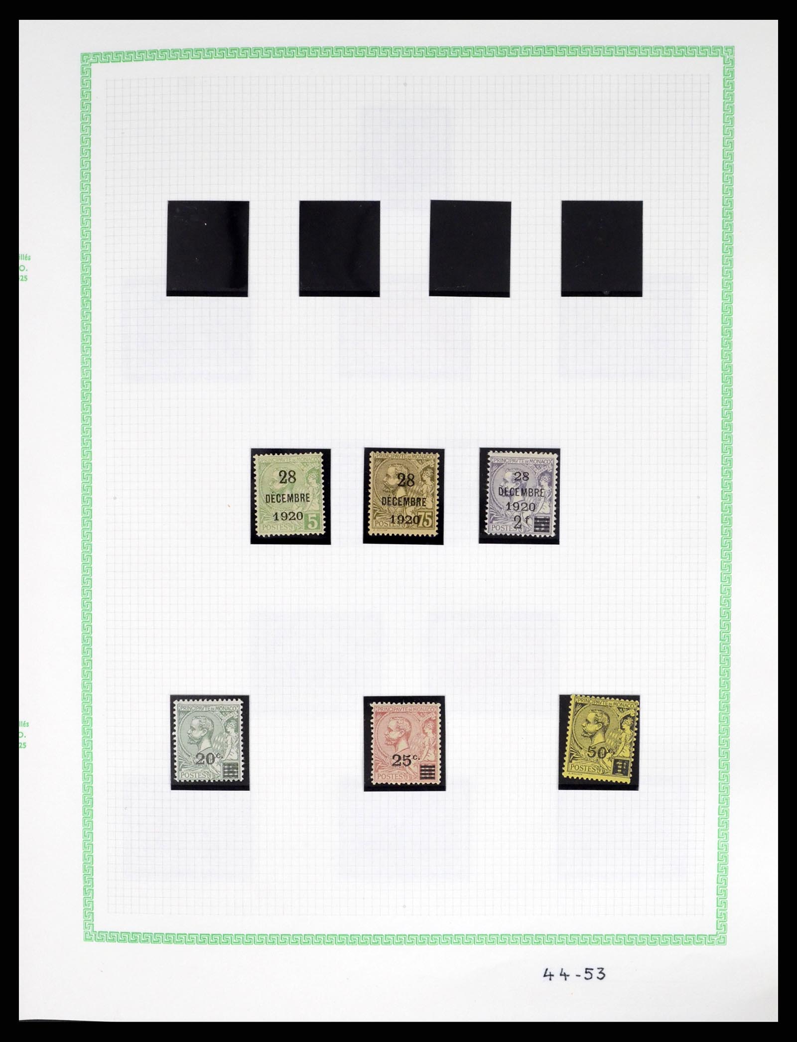 37380 001 - Postzegelverzameling 37380 Monaco 1921-2015.