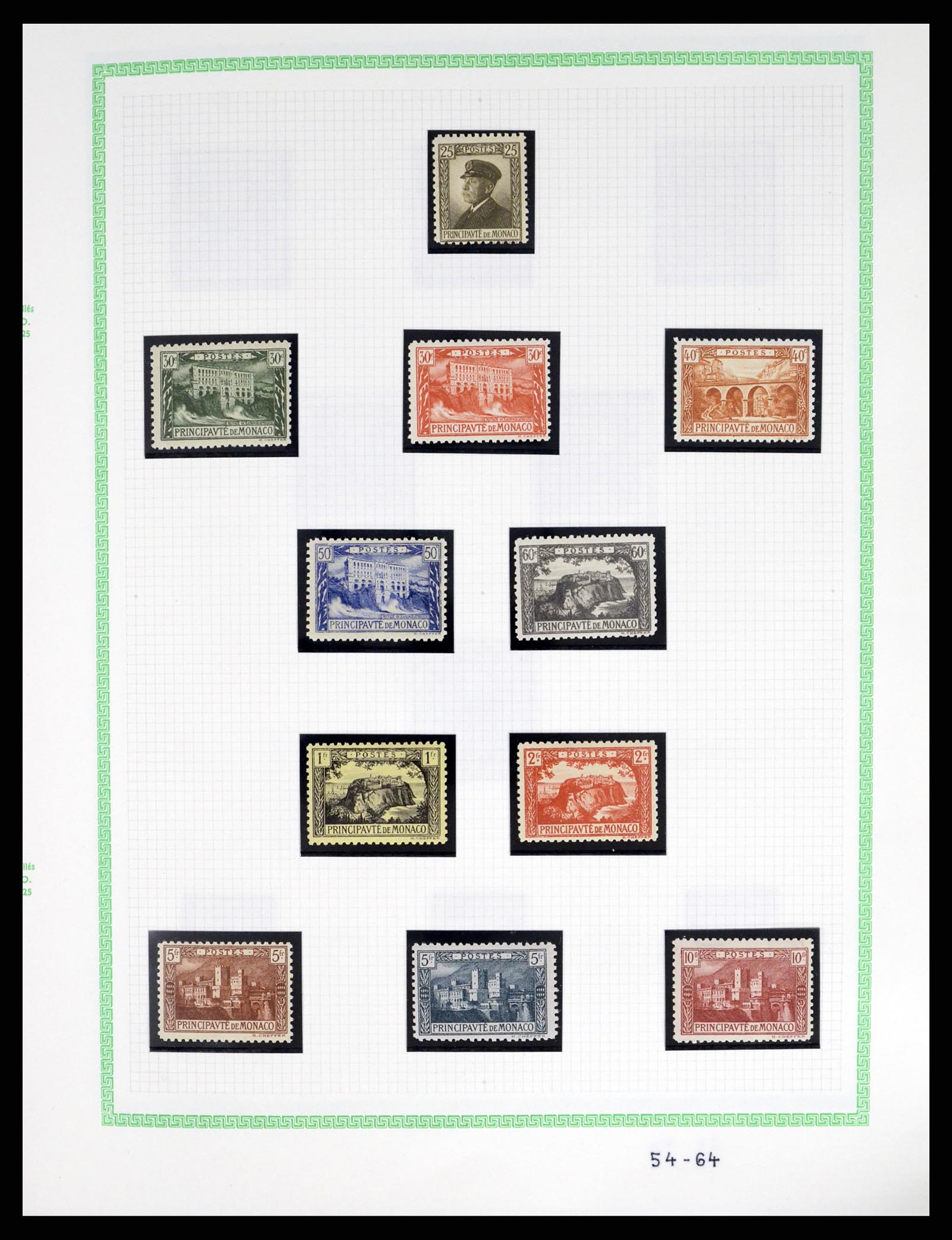 37380 002 - Postzegelverzameling 37380 Monaco 1921-2015.