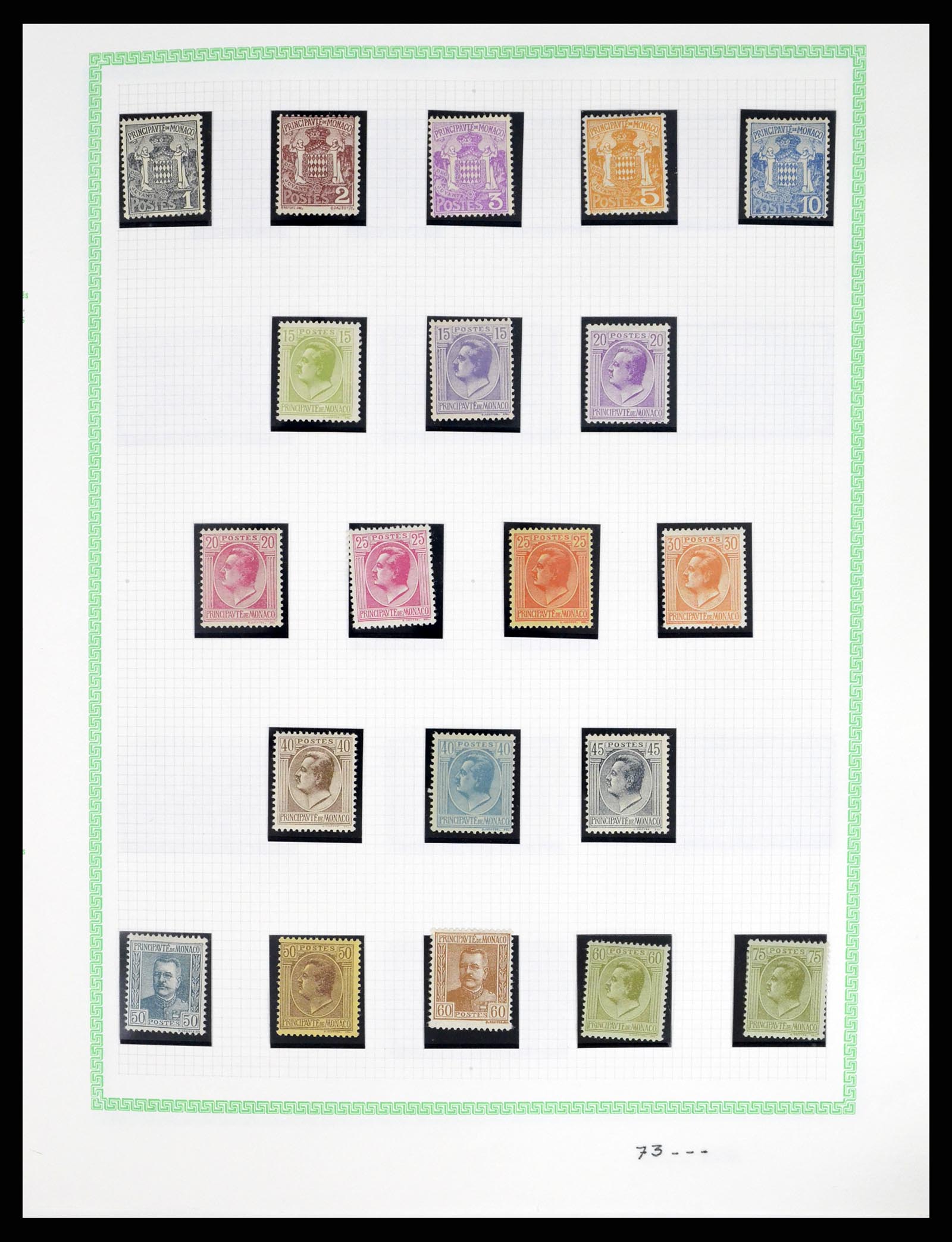 37380 004 - Postzegelverzameling 37380 Monaco 1921-2015.
