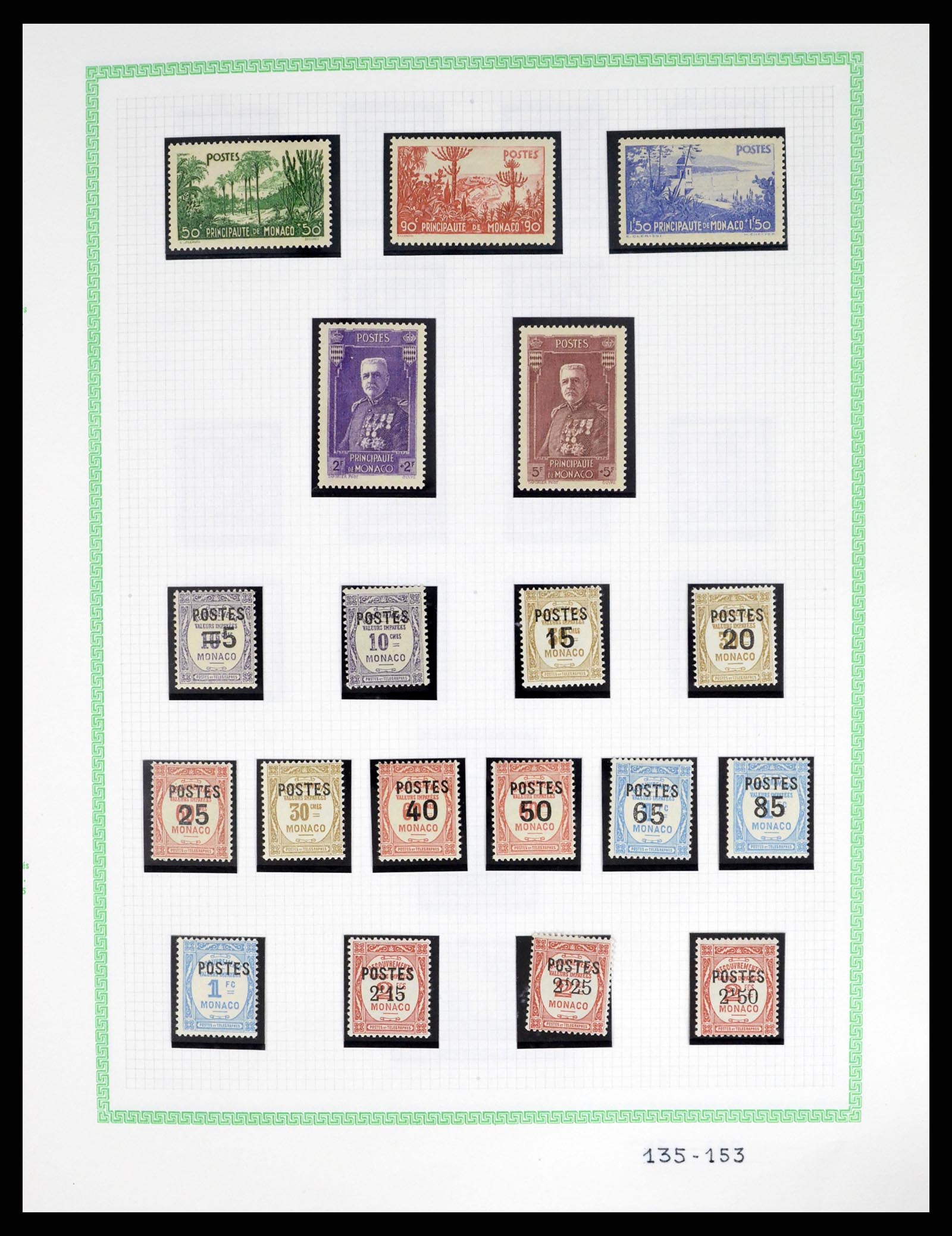 37380 007 - Postzegelverzameling 37380 Monaco 1921-2015.