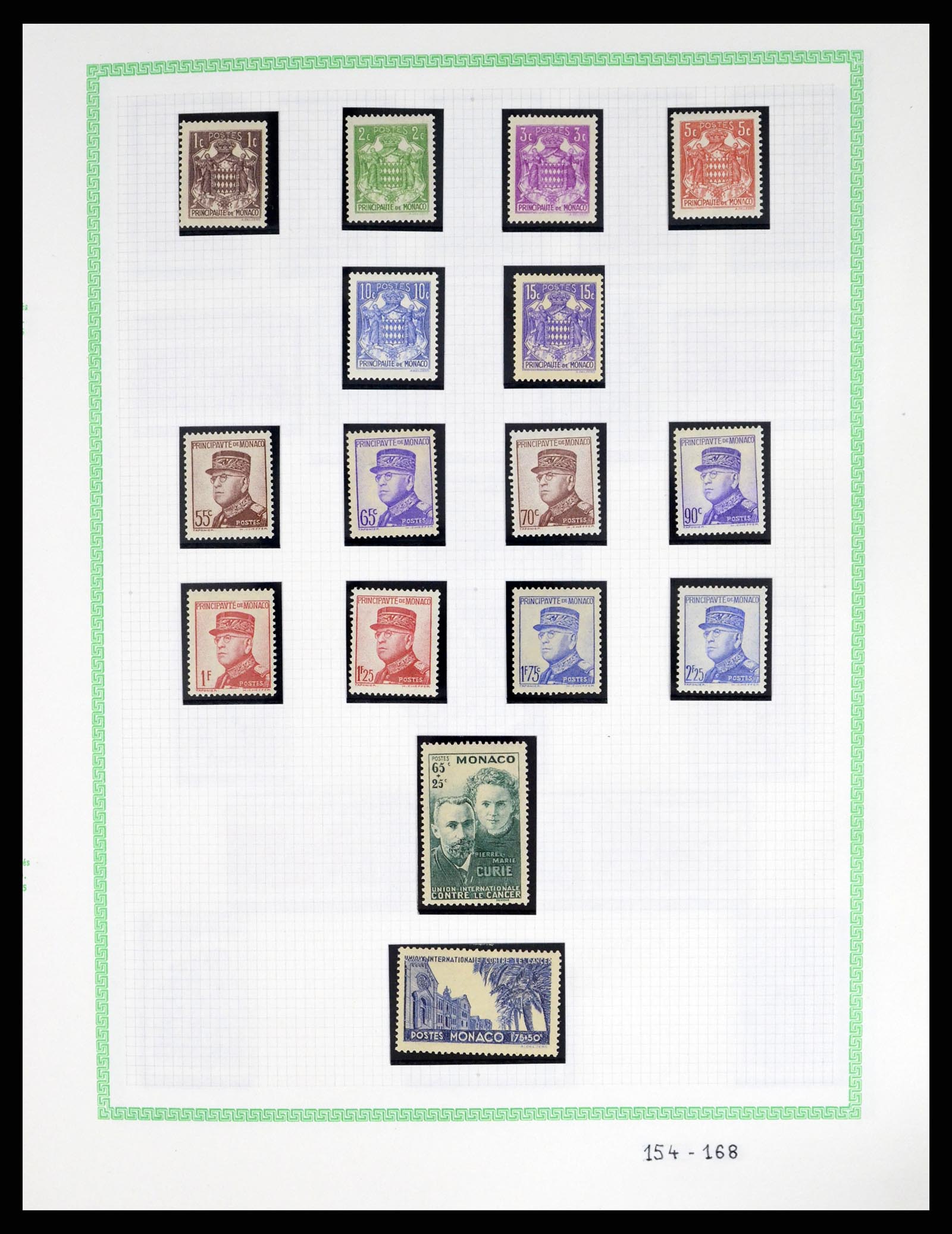 37380 008 - Postzegelverzameling 37380 Monaco 1921-2015.