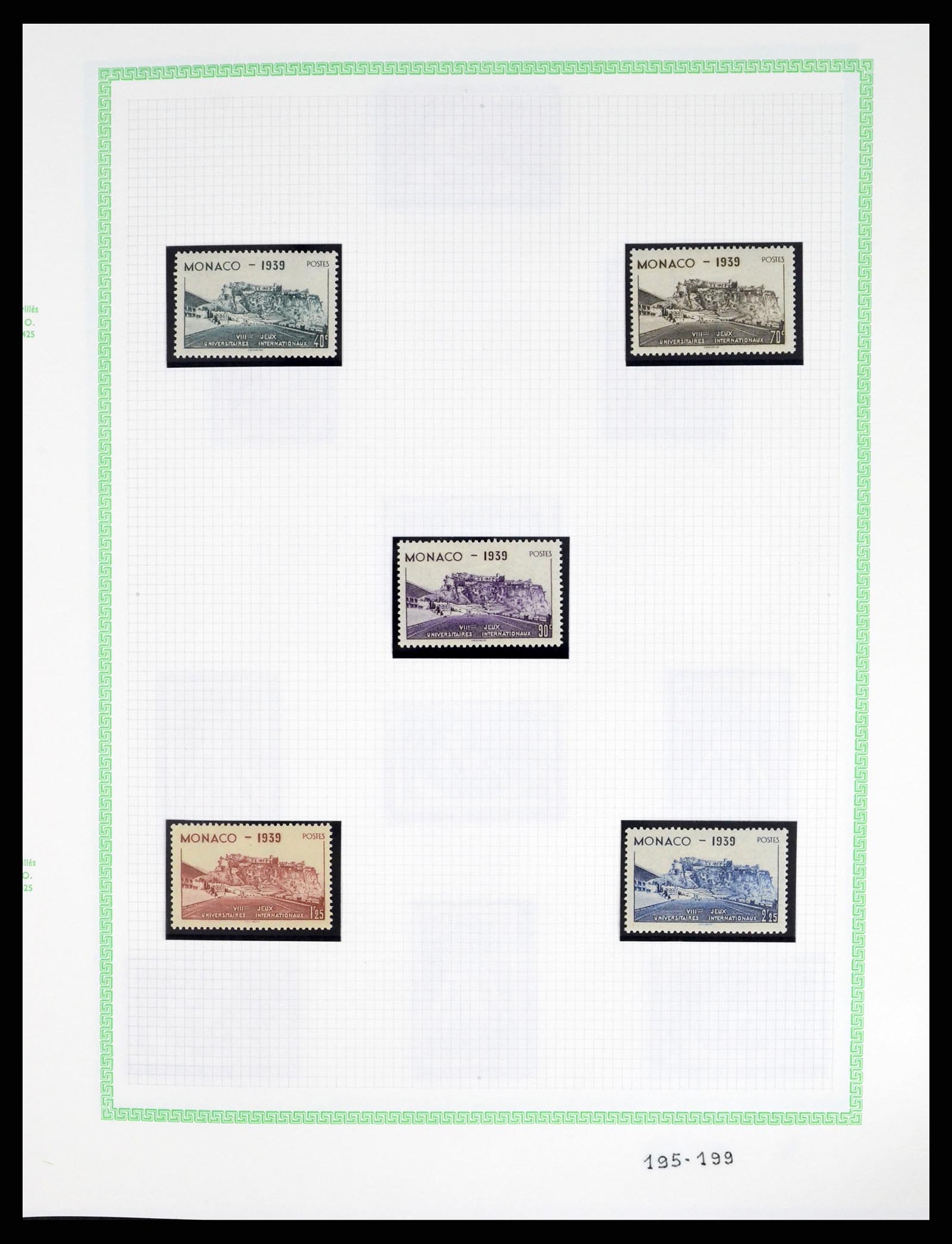 37380 011 - Postzegelverzameling 37380 Monaco 1921-2015.