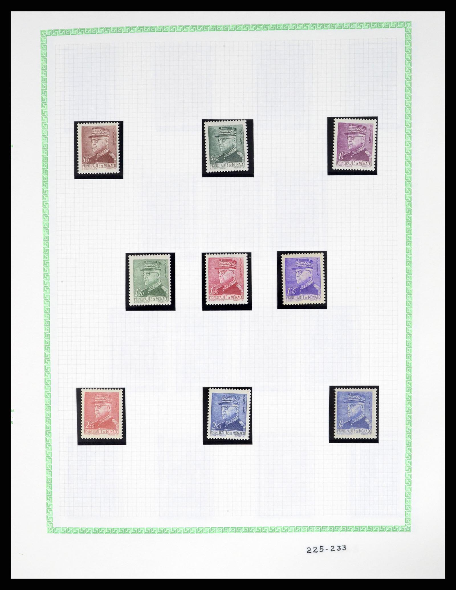 37380 013 - Postzegelverzameling 37380 Monaco 1921-2015.