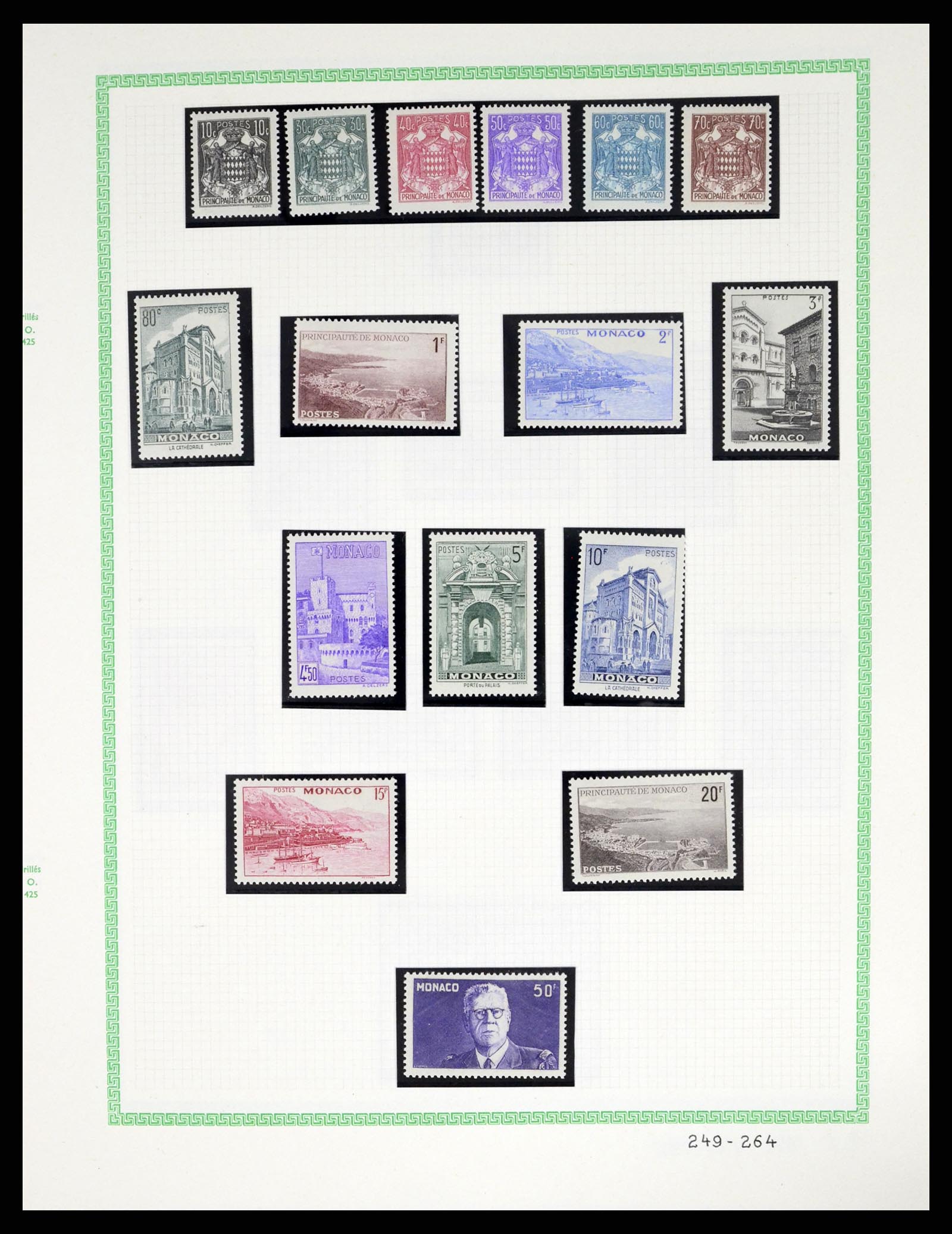 37380 015 - Postzegelverzameling 37380 Monaco 1921-2015.