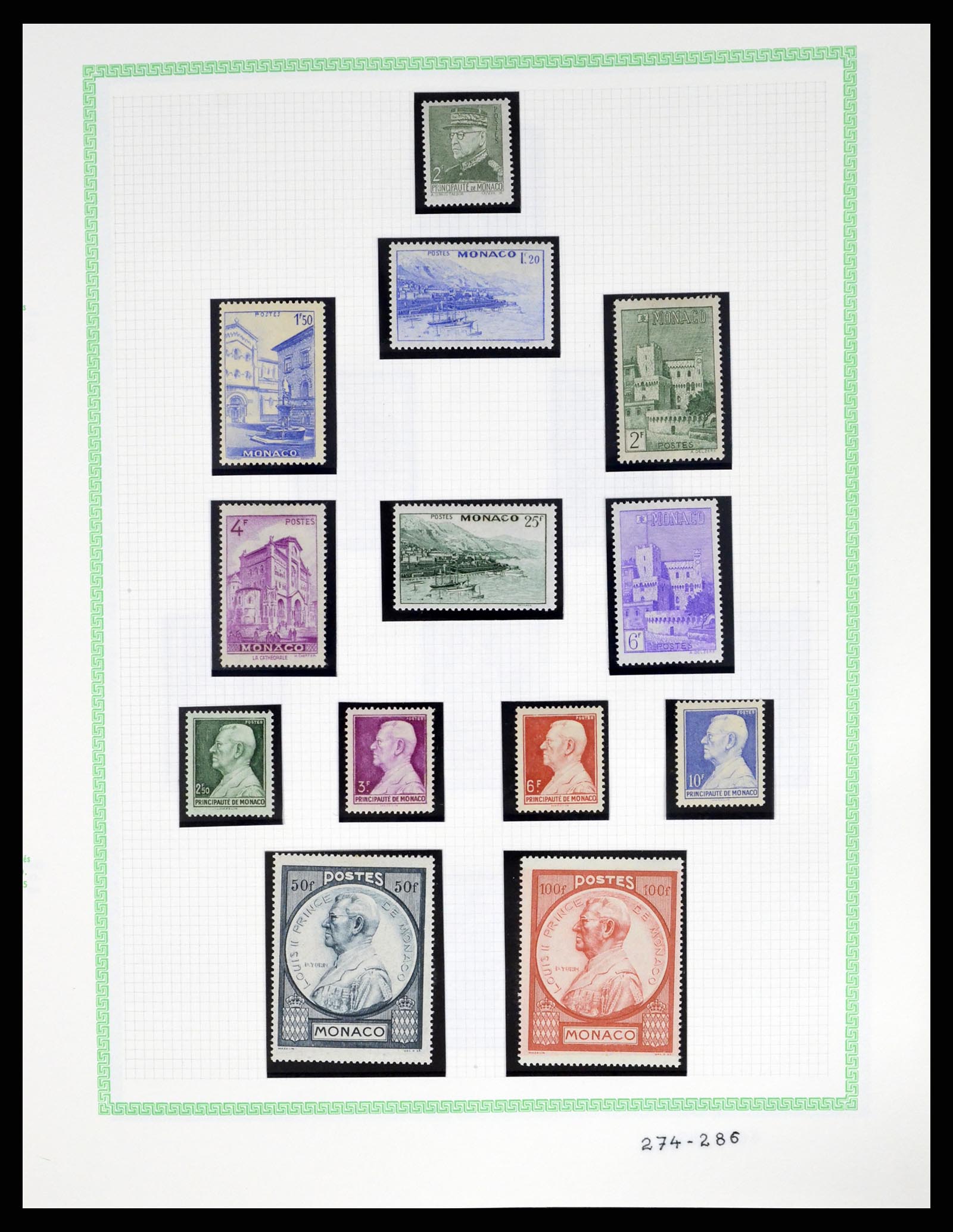 37380 017 - Stamp collection 37380 Monaco 1921-2015.