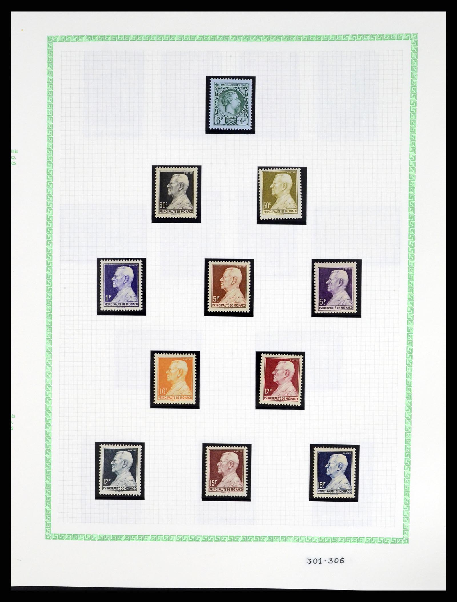 37380 020 - Postzegelverzameling 37380 Monaco 1921-2015.