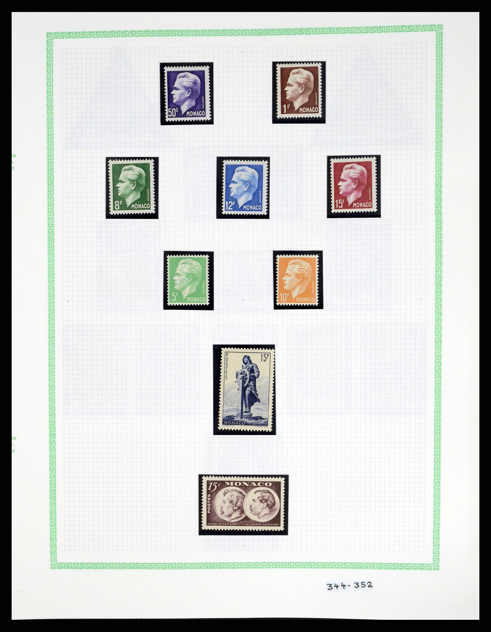 37380 025 - Stamp collection 37380 Monaco 1921-2015.