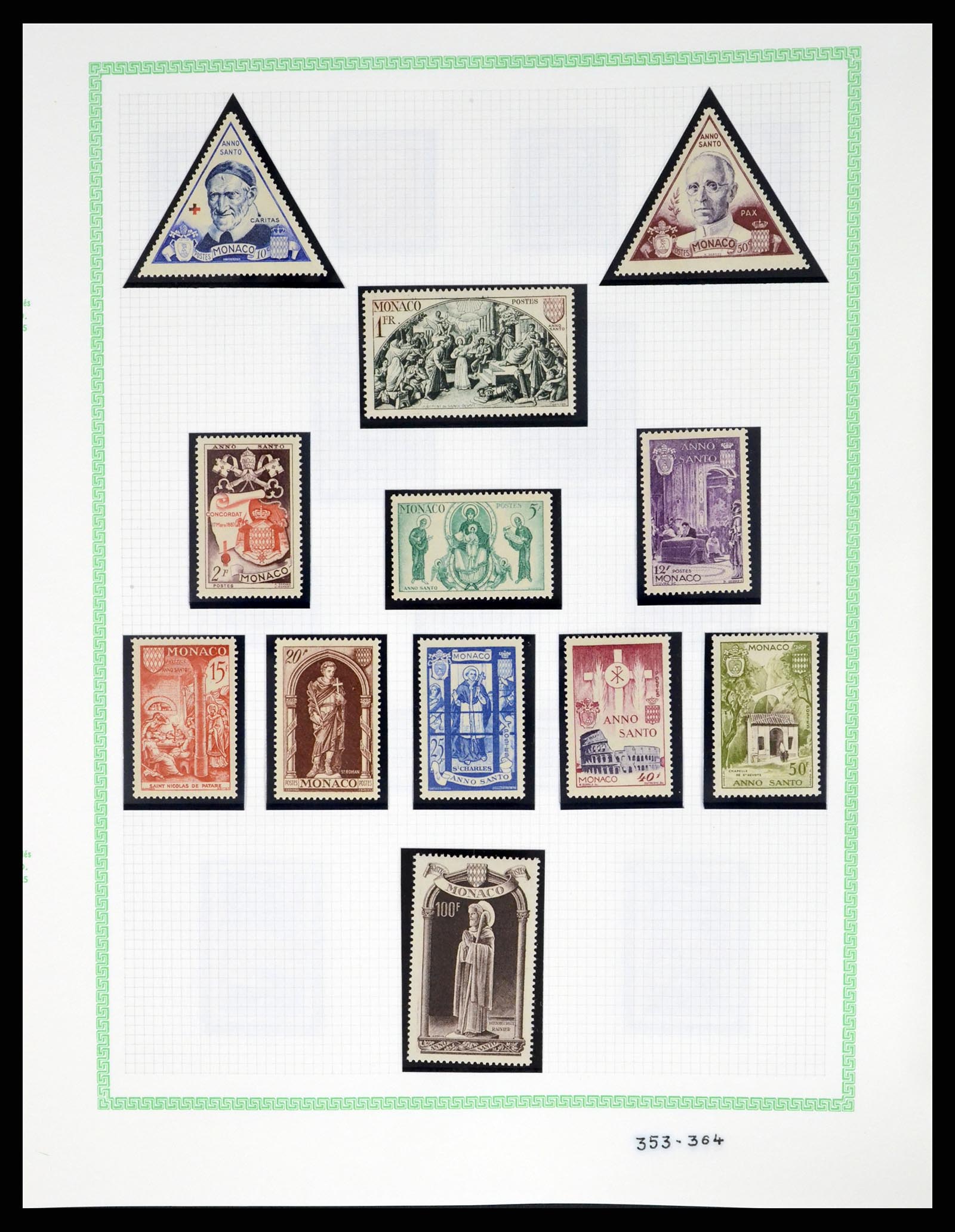 37380 026 - Stamp collection 37380 Monaco 1921-2015.